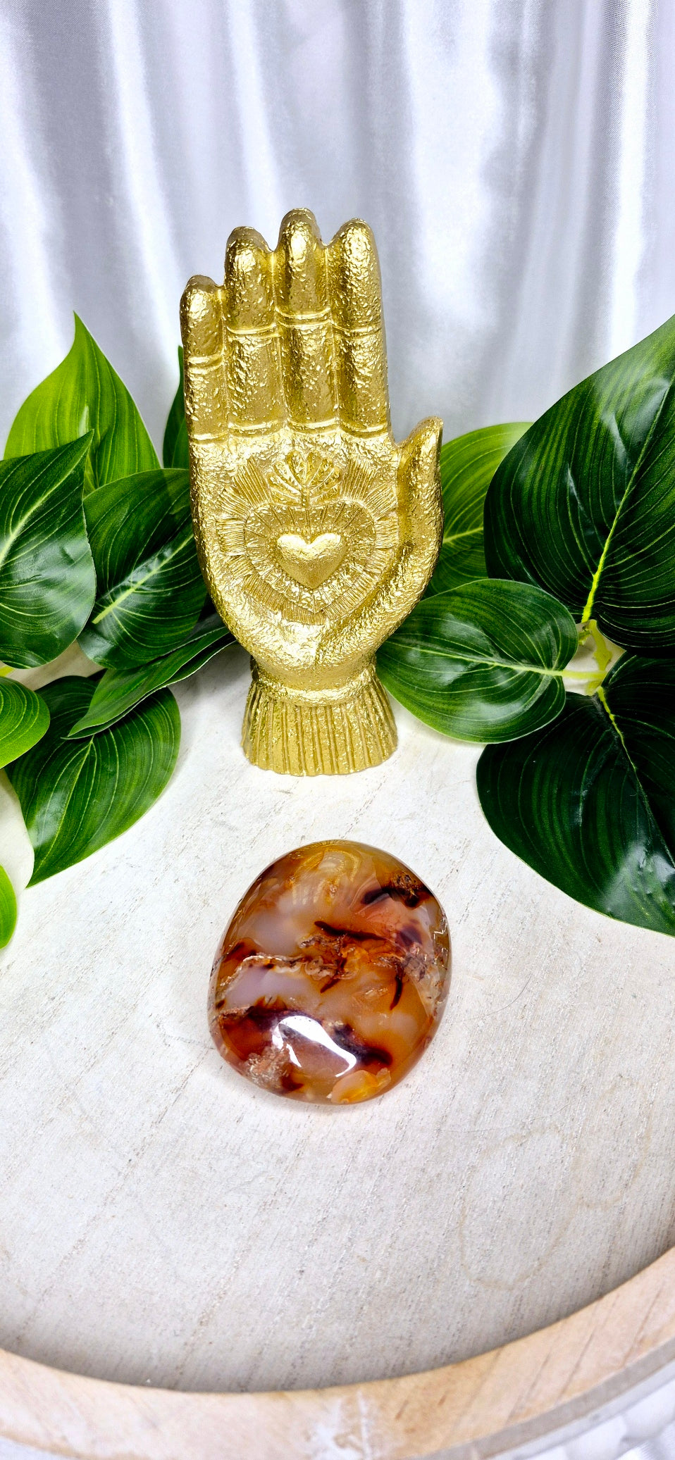 Carnelian Large Palm Stone