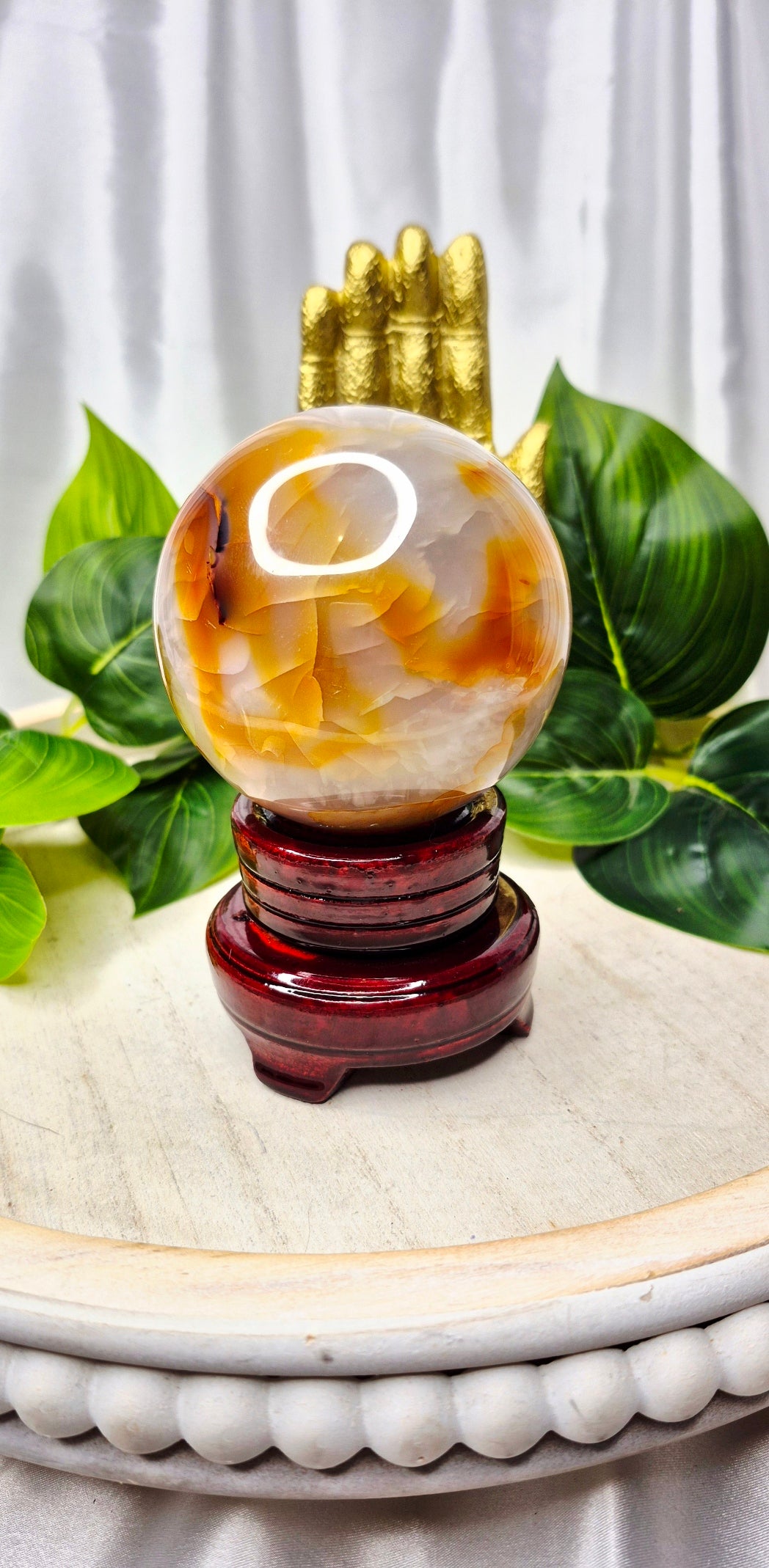 High-Grade Carnelian Polished Sphere #A