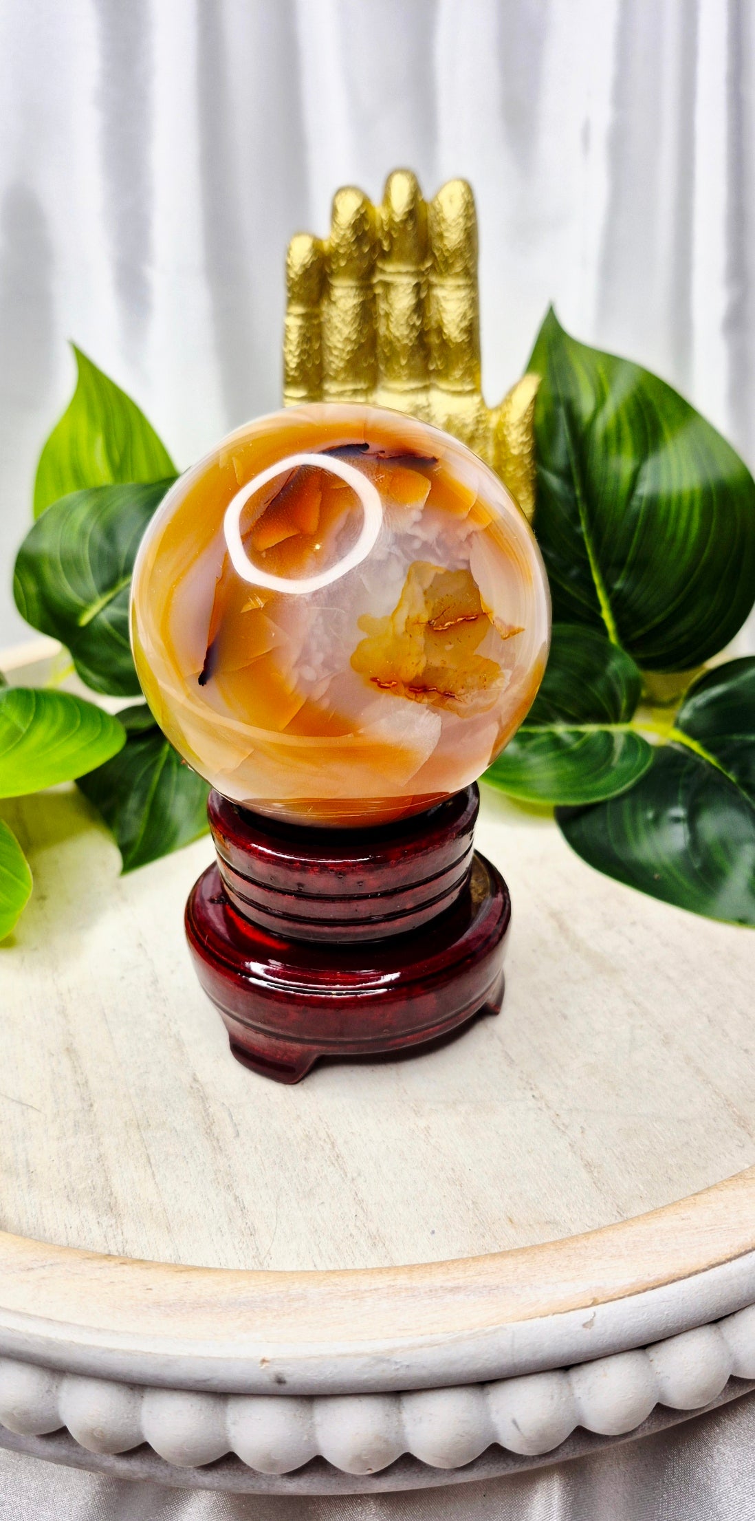 High-Grade Carnelian Polished Sphere #A