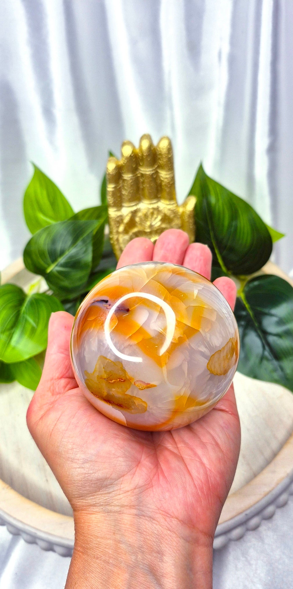 High-Grade Carnelian Polished Sphere #A