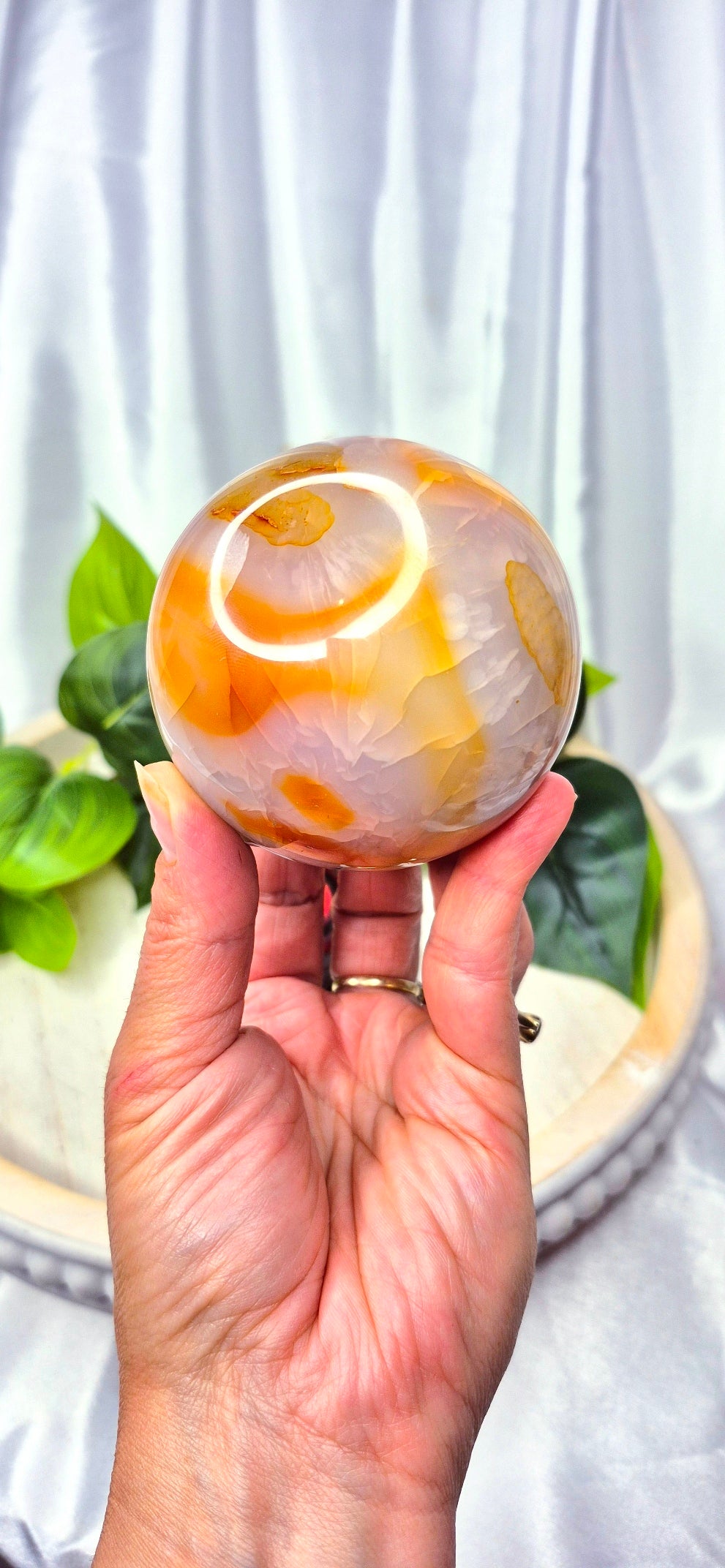 High-Grade Carnelian Polished Sphere #A
