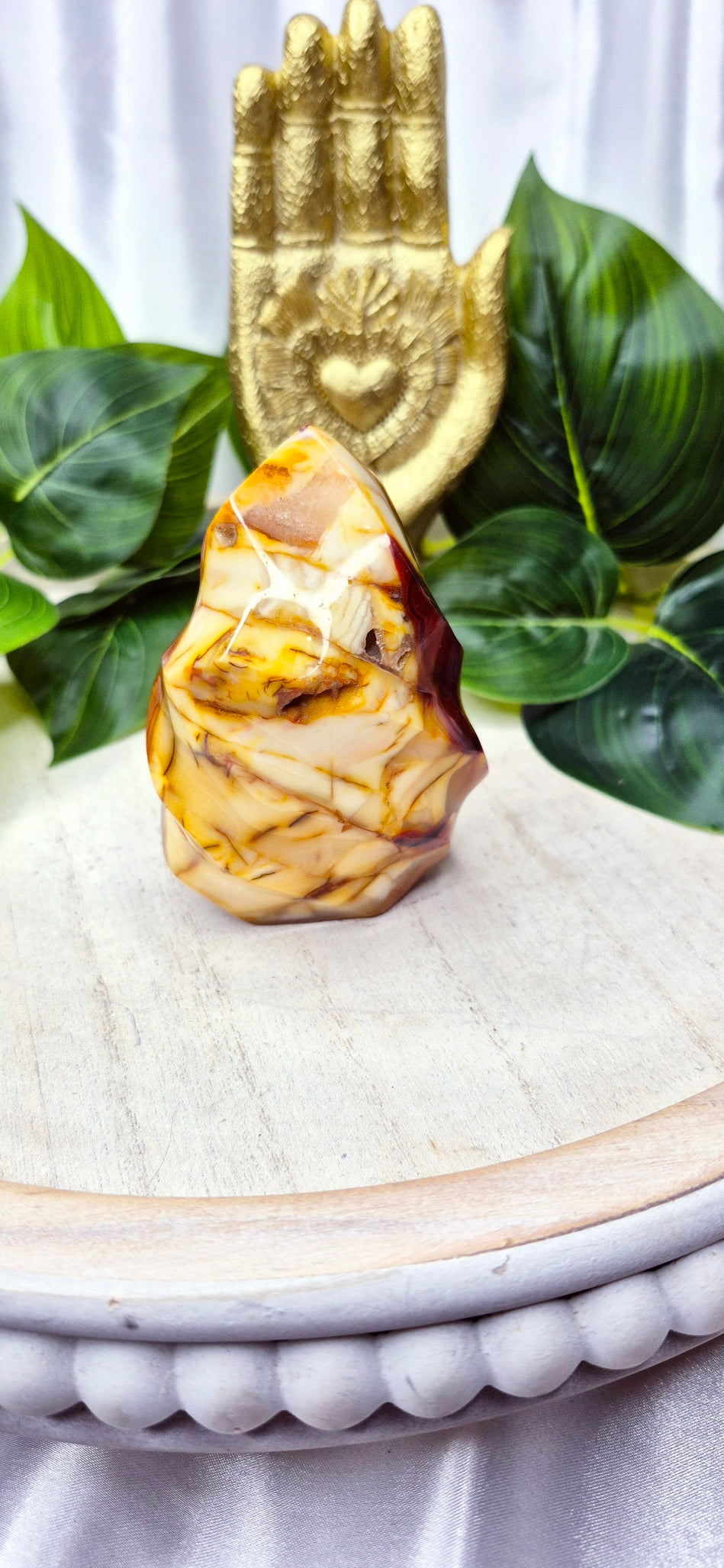 Carnelian Flame Carving