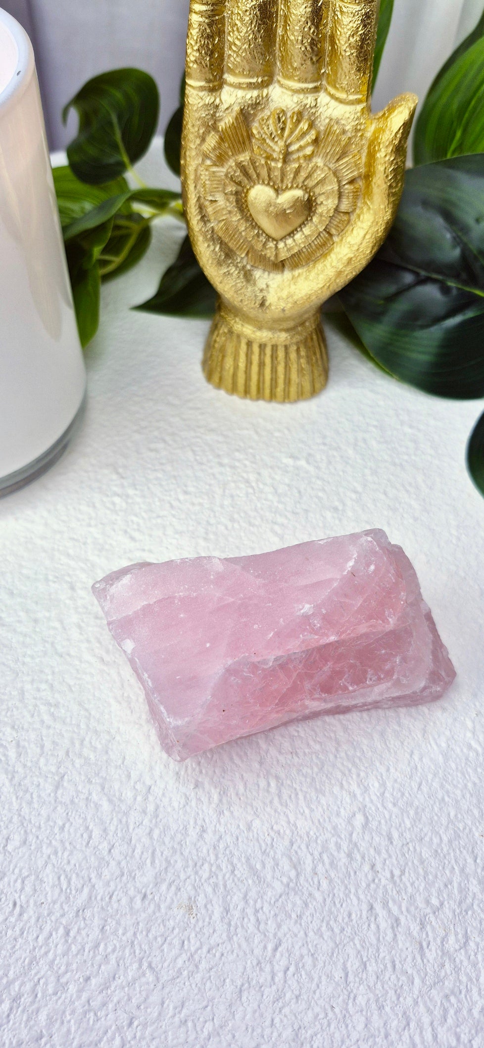 Natural Raw Rose Quartz Specimen #B