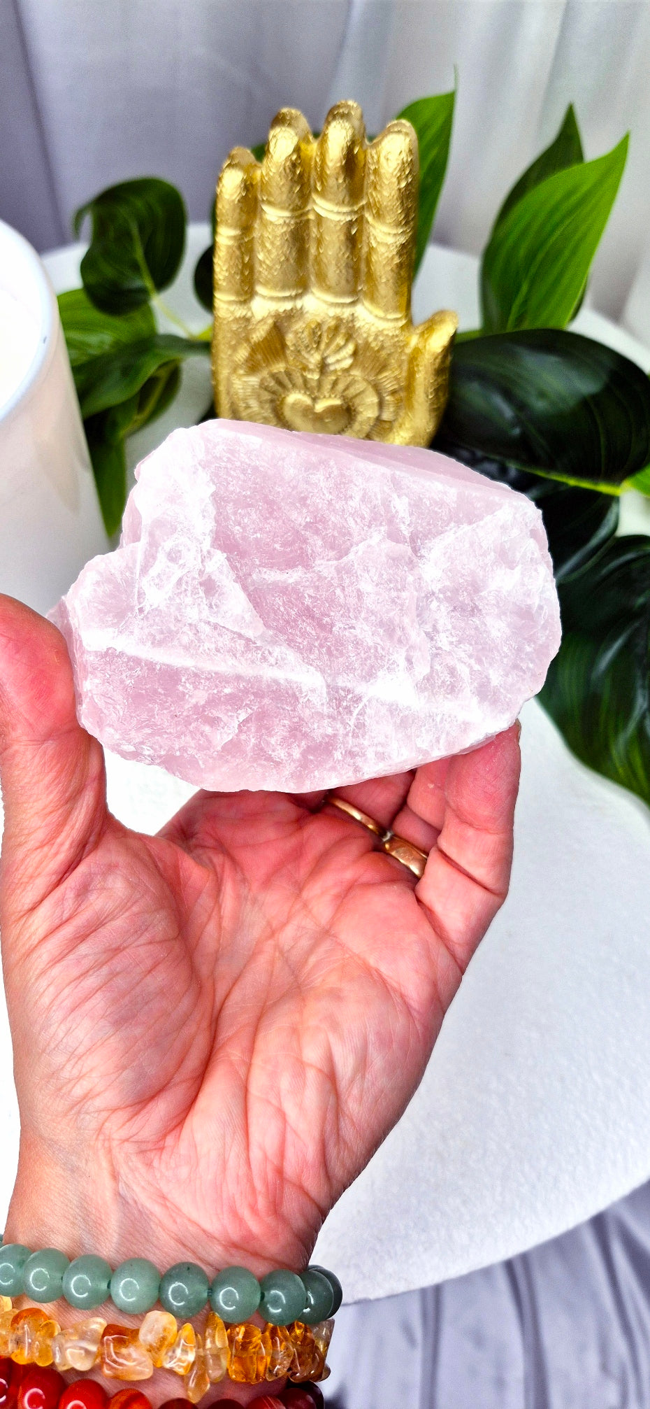 Natural Raw Rose Quartz Specimen #B