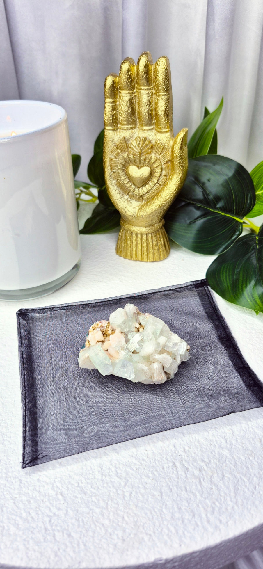 Apophyllite with Stilbite Cluster Specimen #B