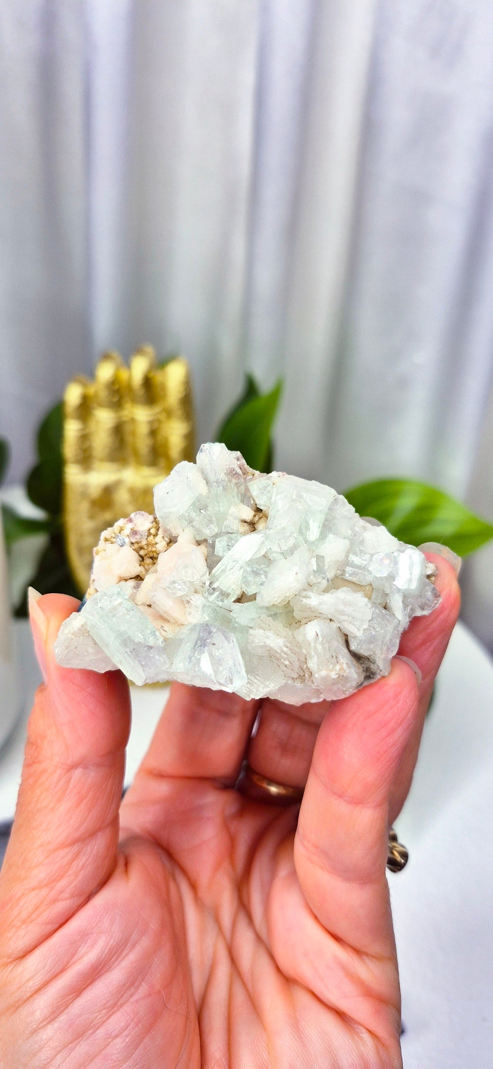 Apophyllite with Stilbite Cluster Specimen #B