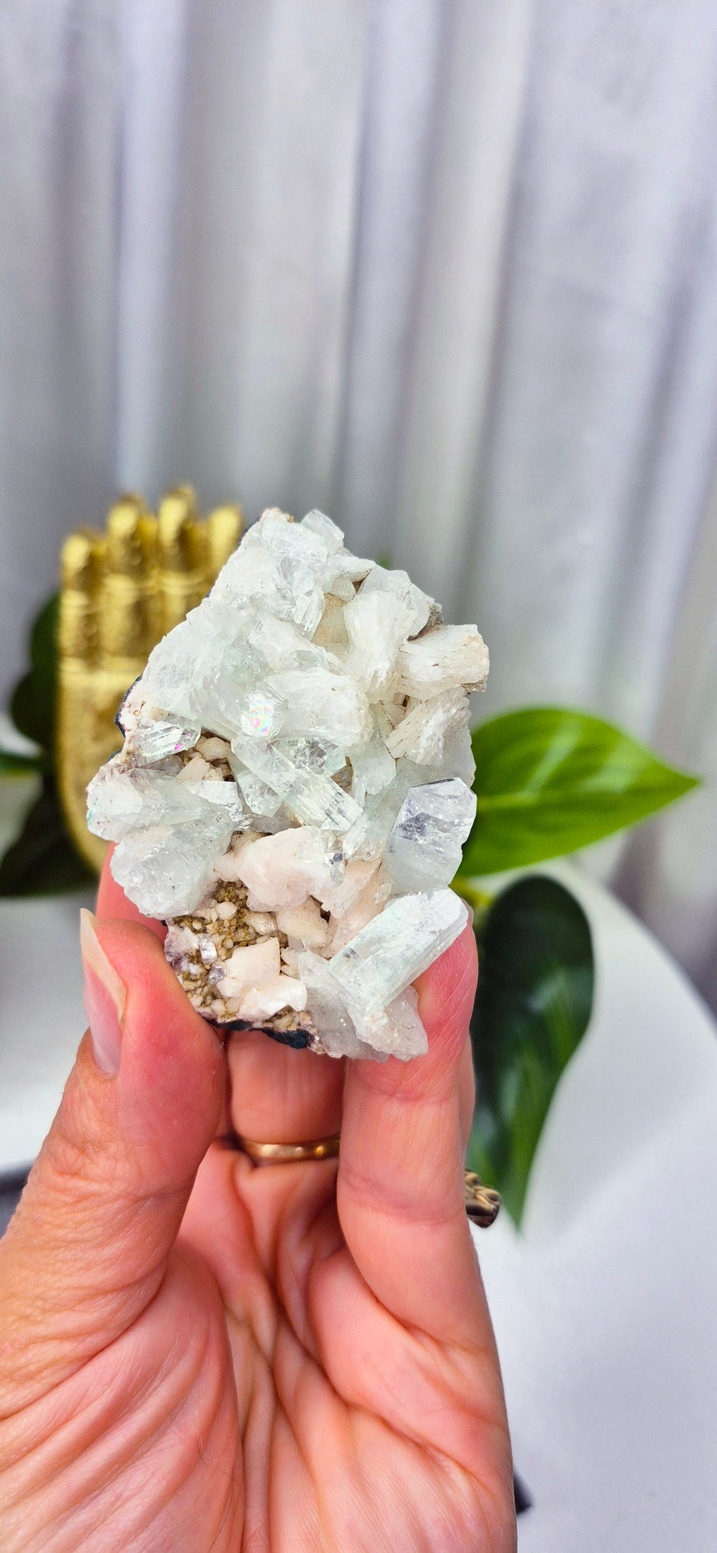 Apophyllite with Stilbite Cluster Specimen #B