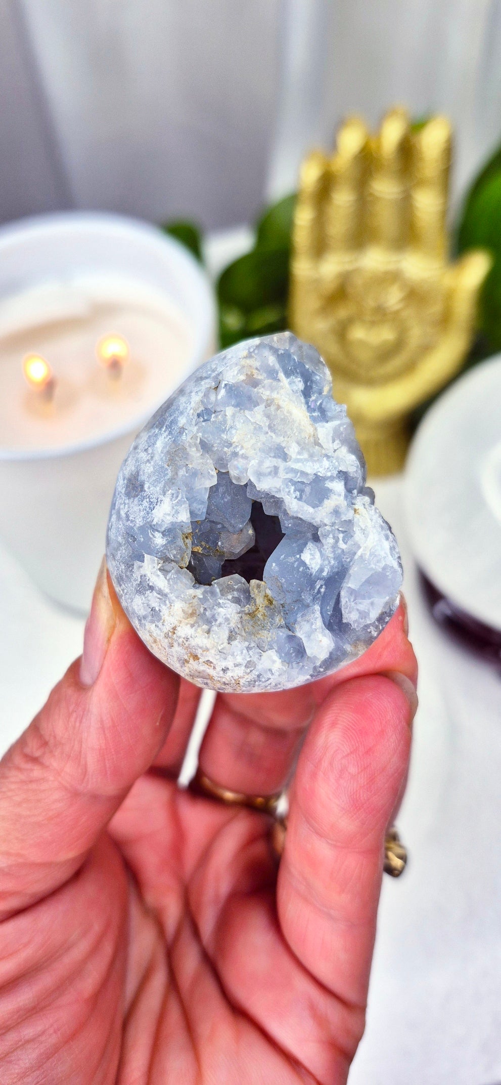 Mini Celestite Egg