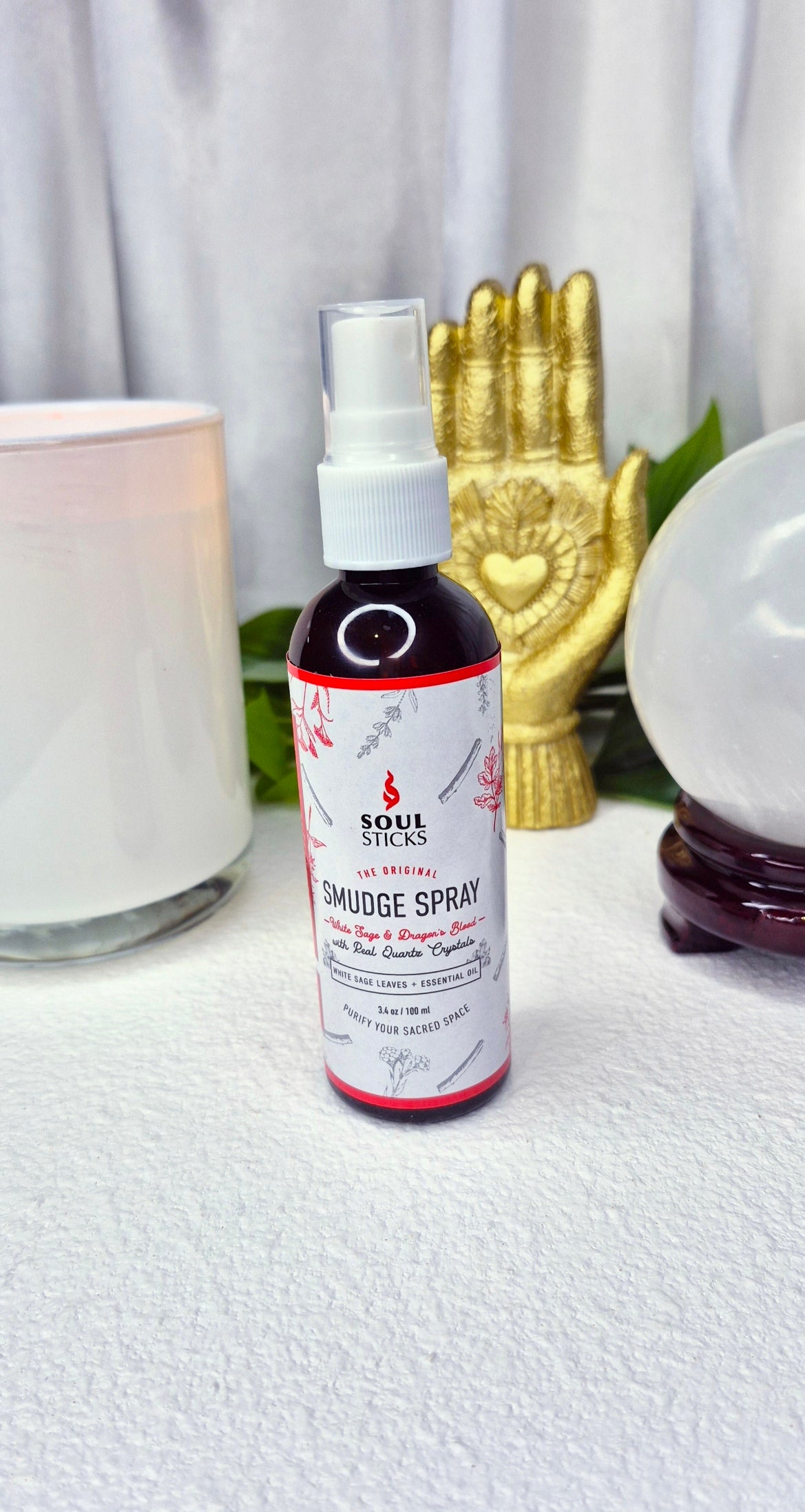 Soul sticks White Sage and Dragons Blood smudge Spray