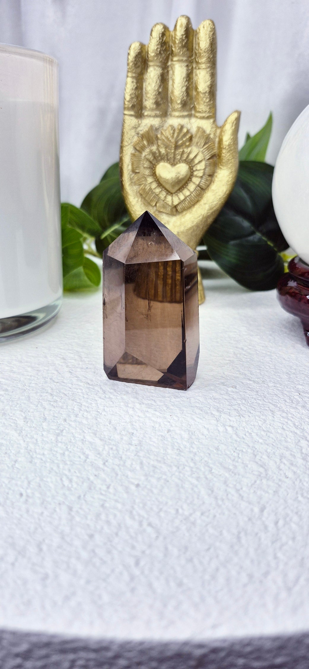 Smoky Quartz Polished Point A-Grade