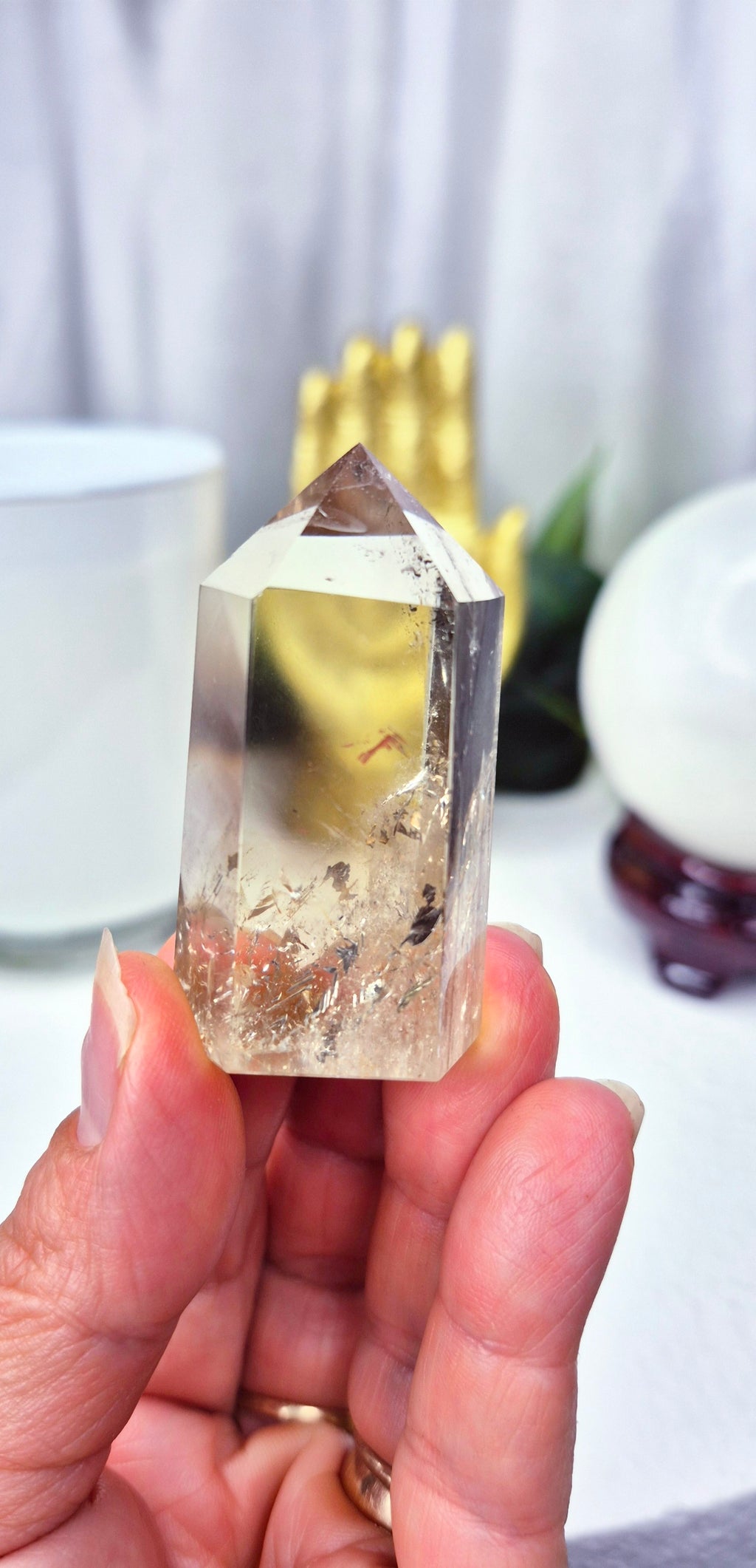 Included Smokey Quartz Point #E