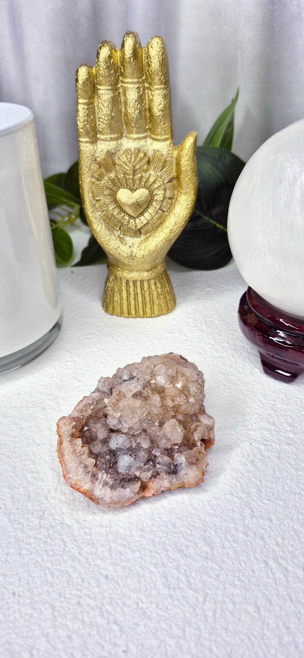 Natural Smoky Quartz Cluster Specimen
