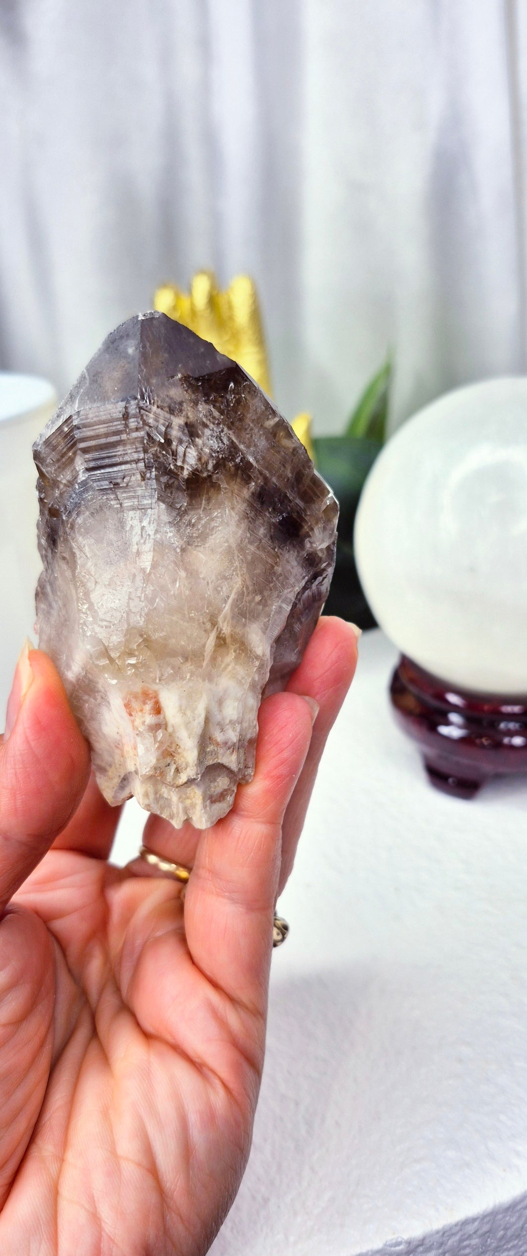 Raw, Natural Smoky Quartz Specimen