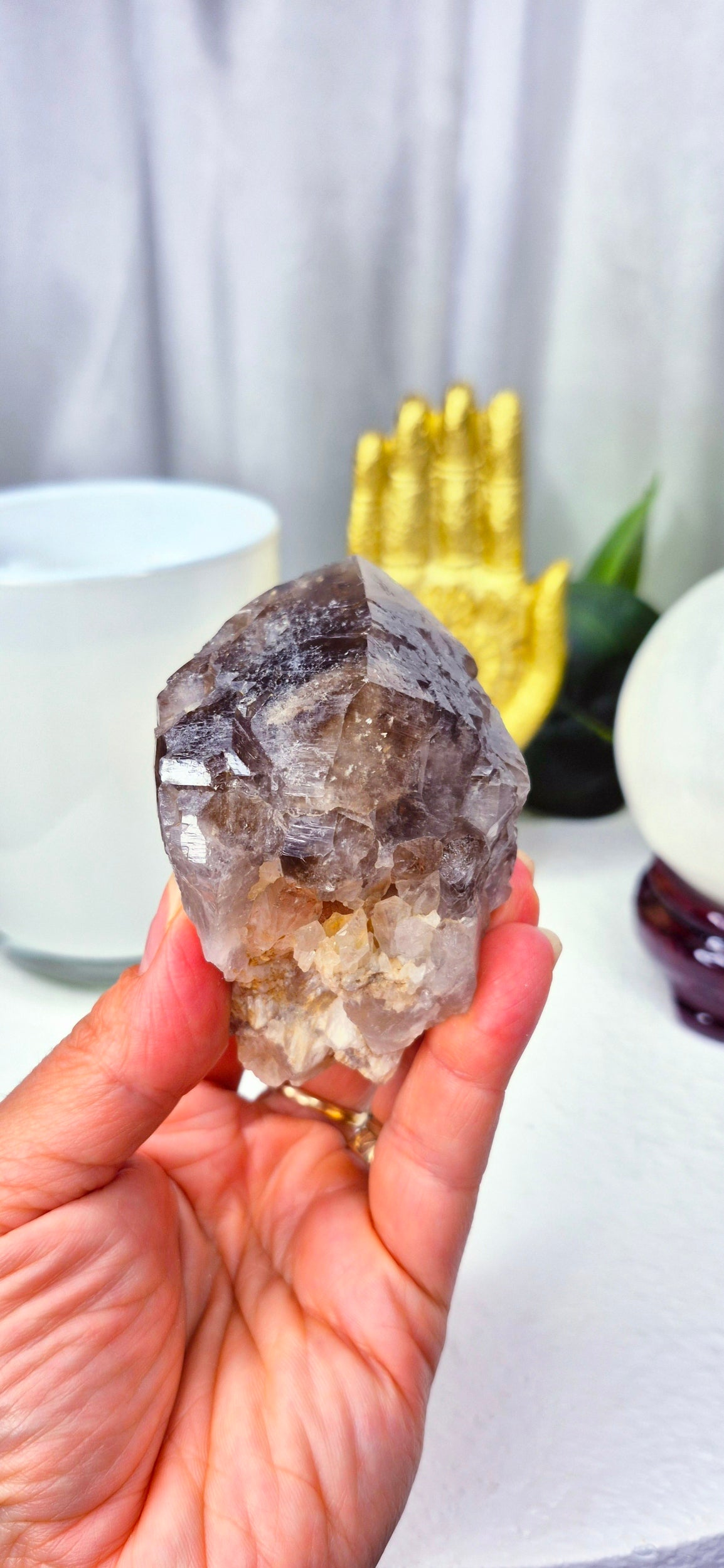 Raw, Natural Smoky Quartz Specimen