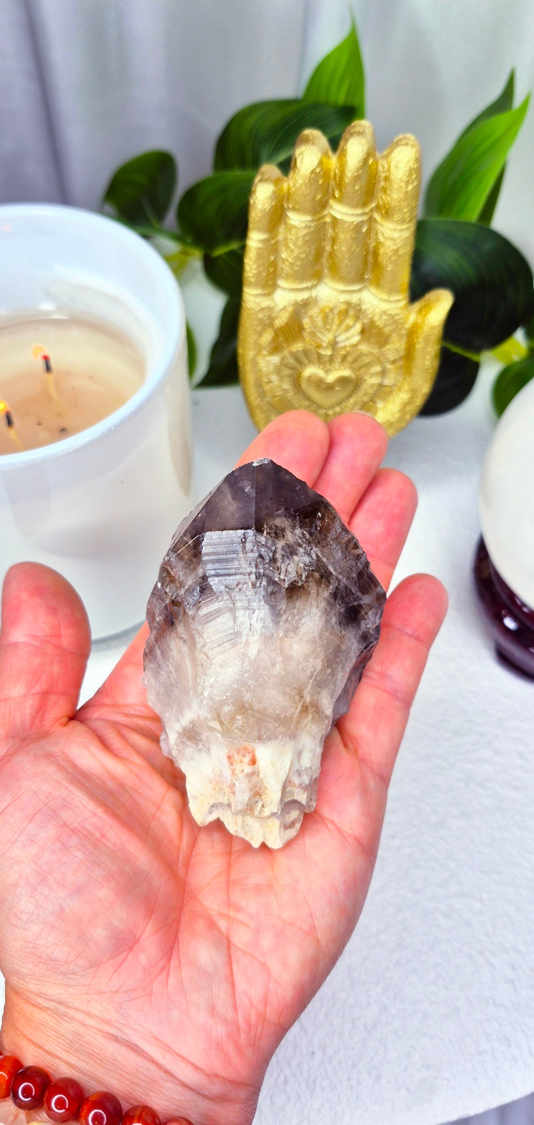 Raw, Natural Smoky Quartz Specimen