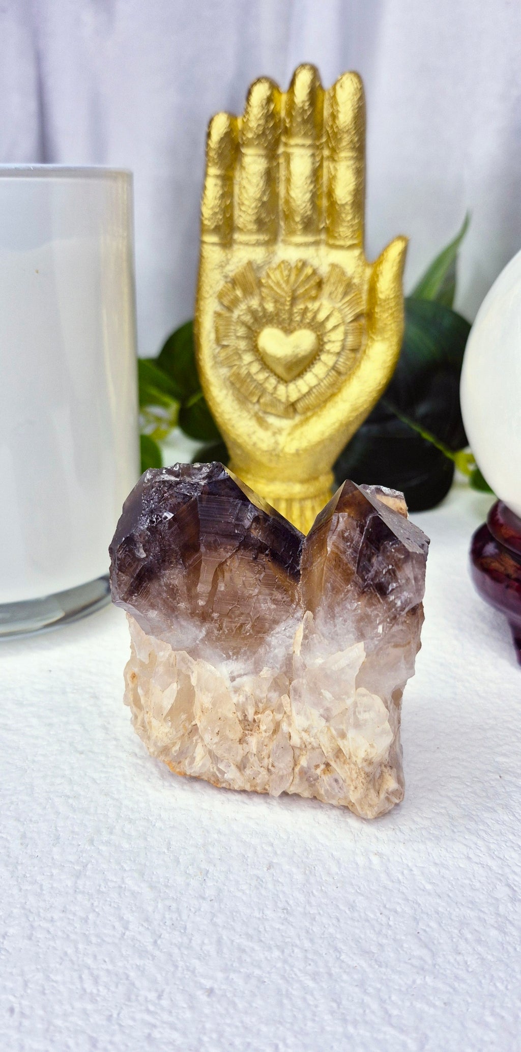 Raw Natural Smoky Quartz Cluster