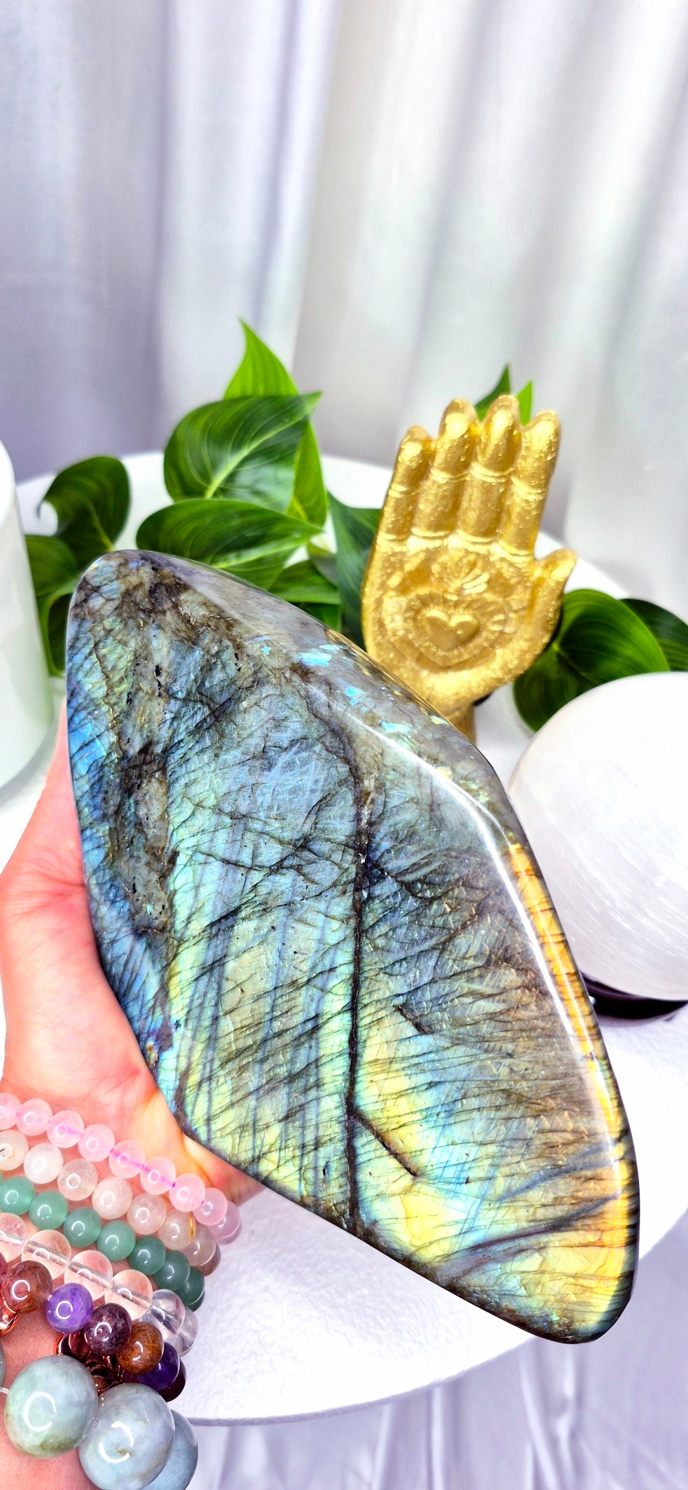 Labradorite Statement Piece Polished Free Form  #A