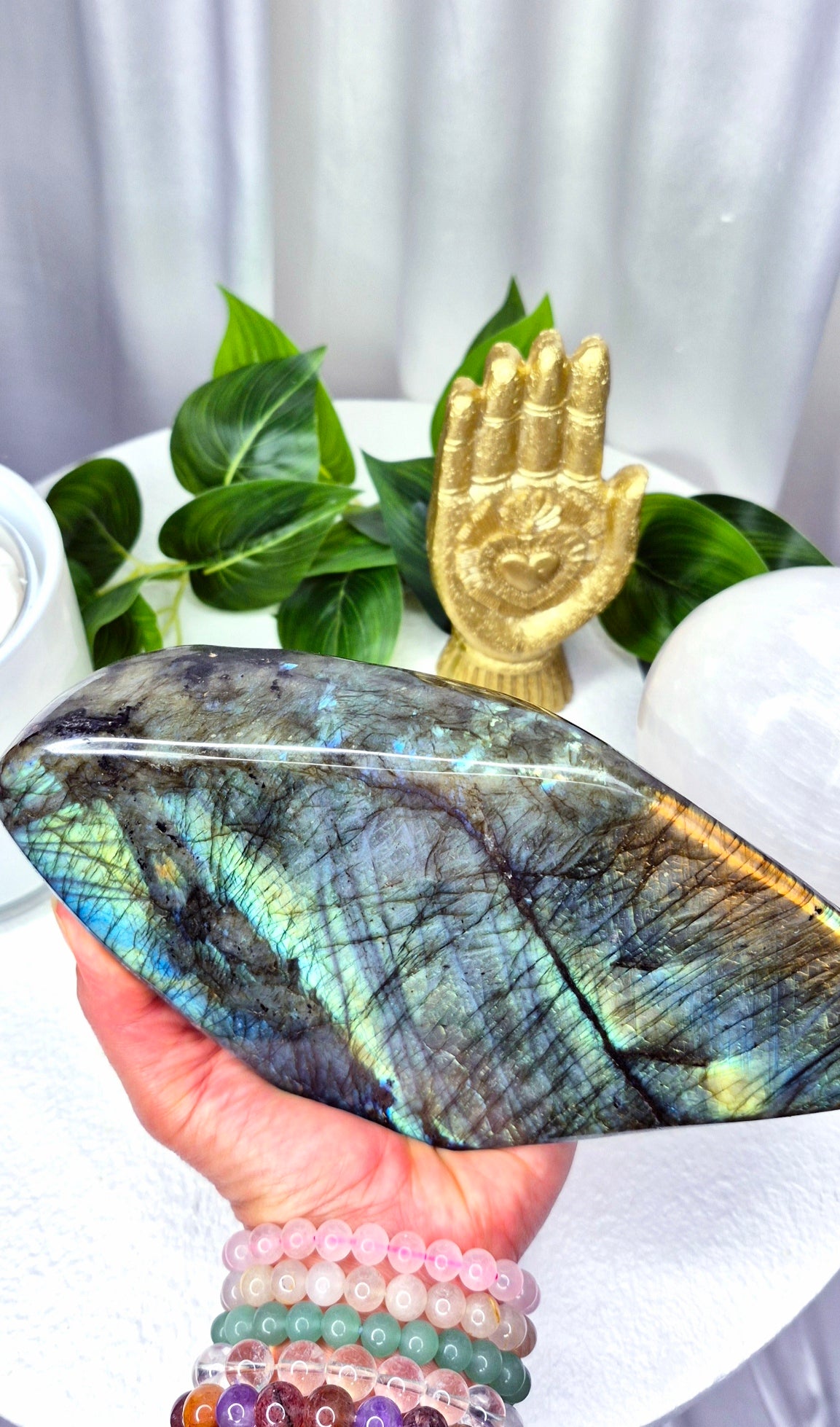 Labradorite Statement Piece Polished Free Form  #A