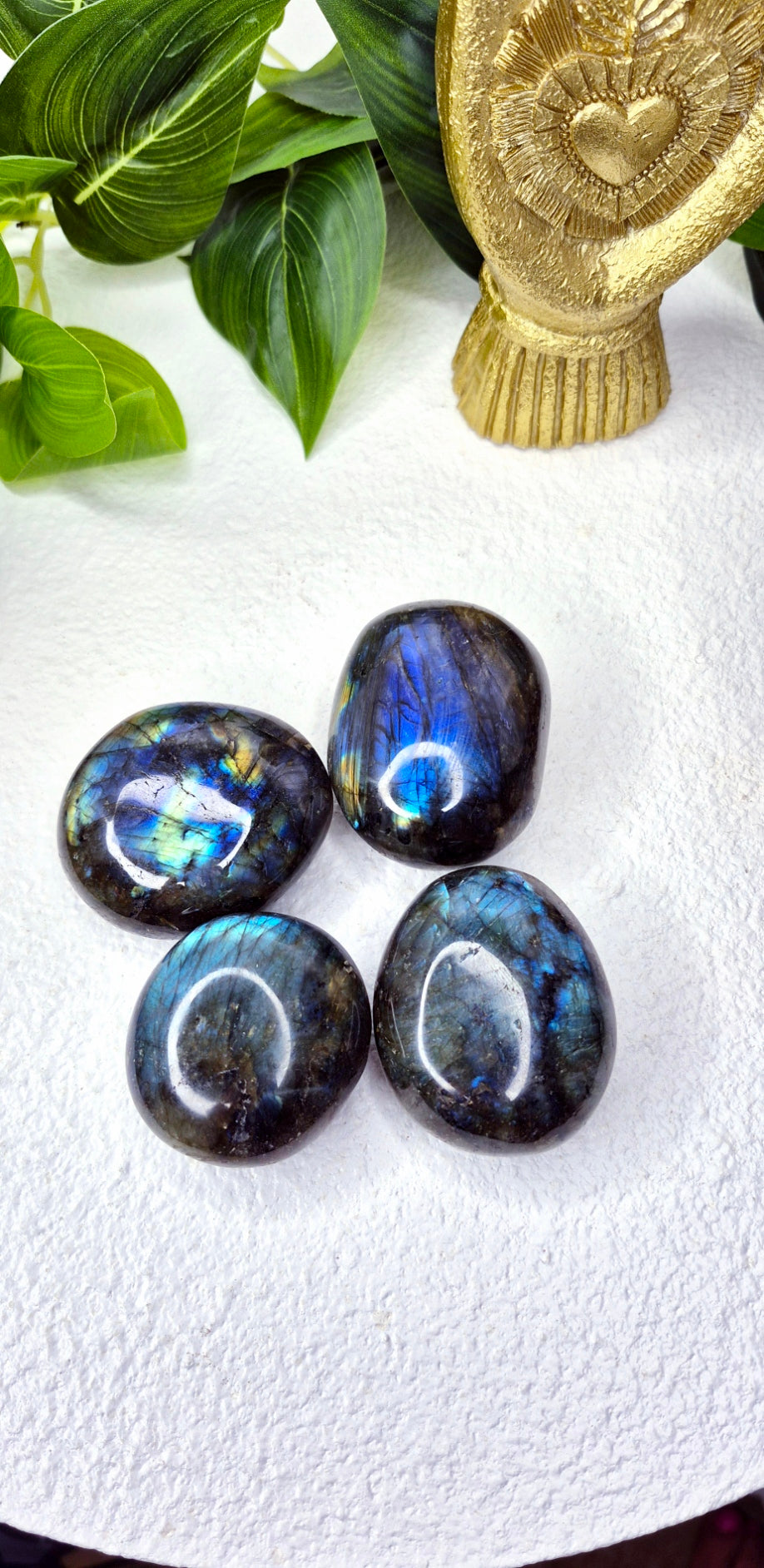 Labradorite Palm Stone (Medium)