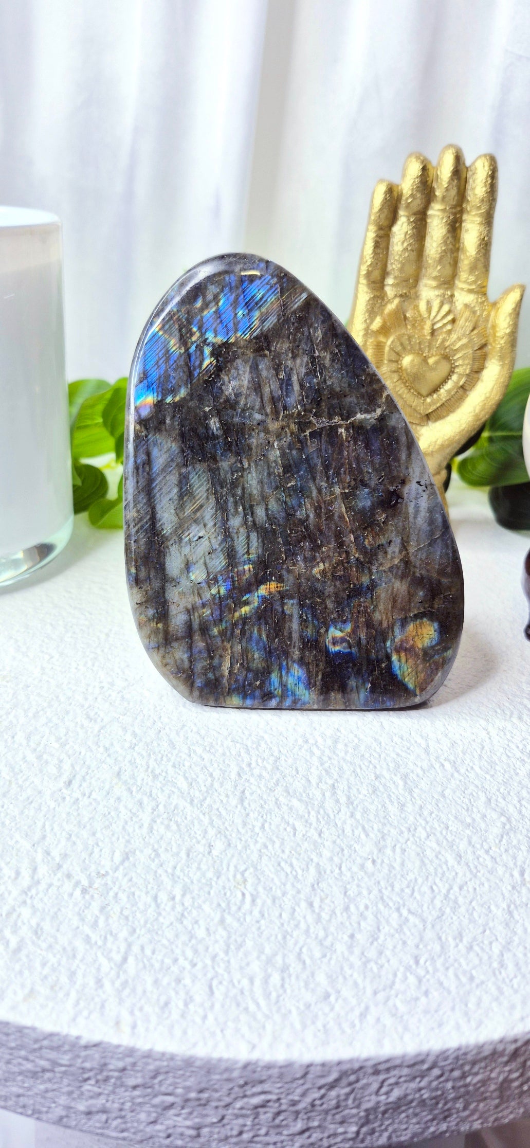 Labradorite Statement Piece Polished Free Form #E