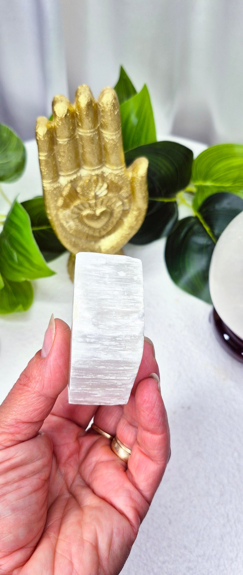 Selenite slab