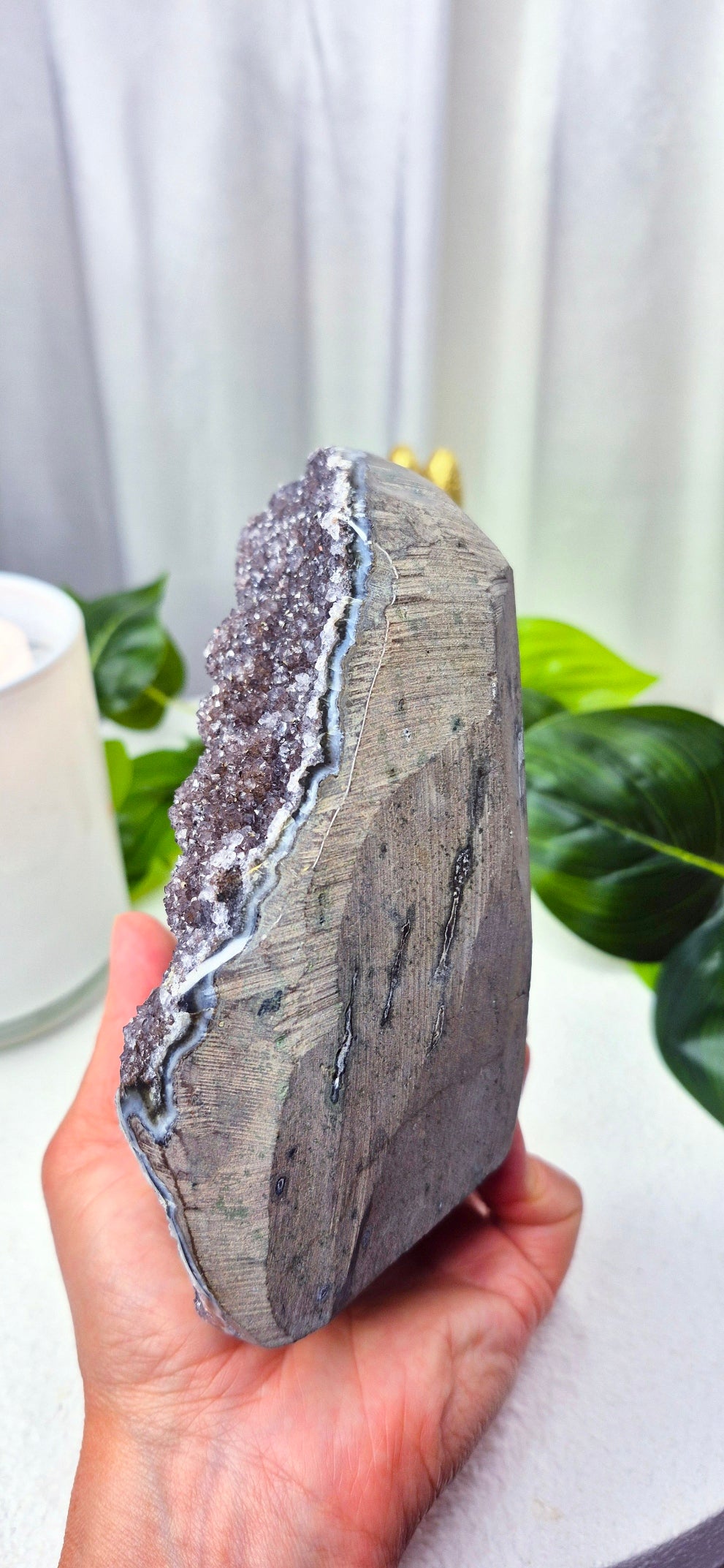Rainbow Amethyst Free Form Statement Piece