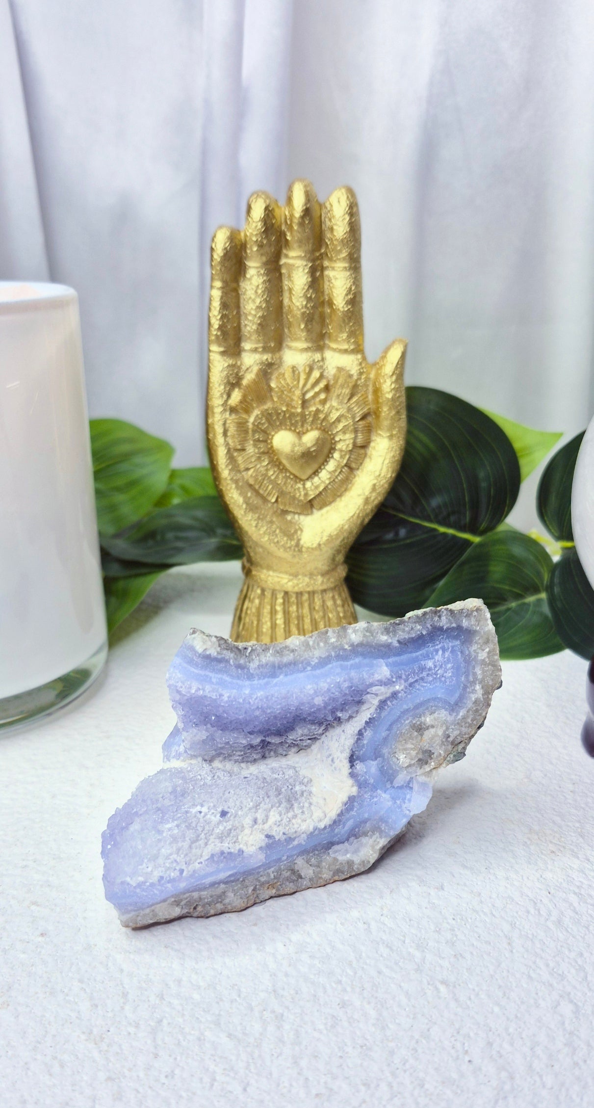Blue Lace Agate Cluster #A