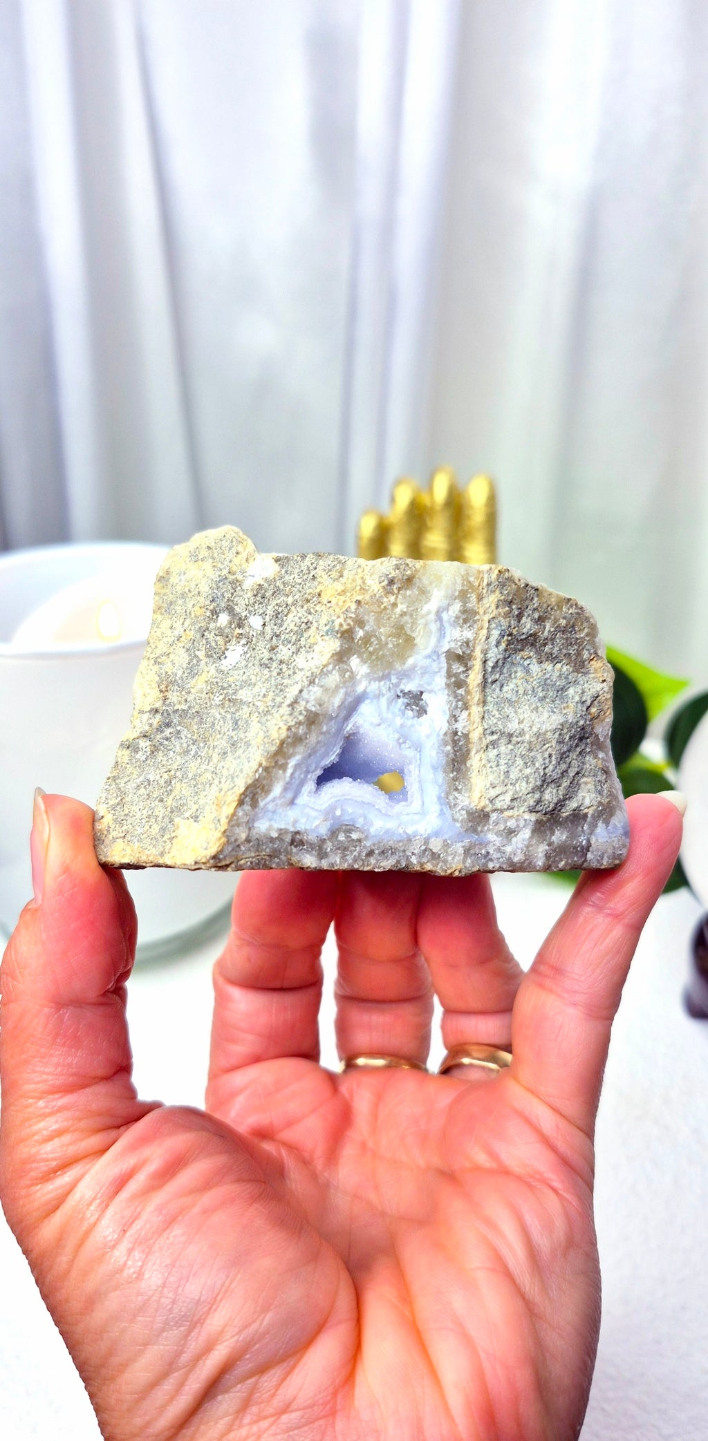 Blue Lace Agate Cluster #C