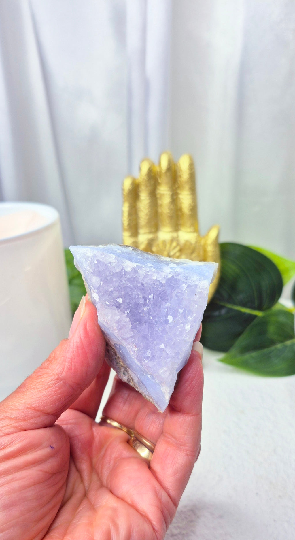 Blue lace Agate Cluster #F