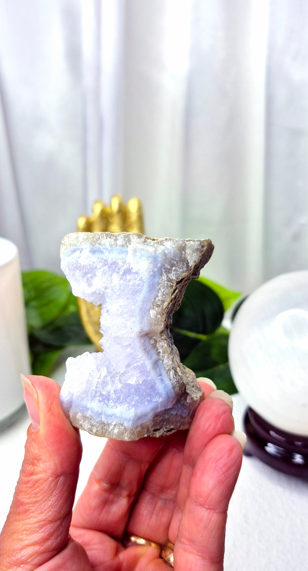 Blue Lace Agate Cluster #G