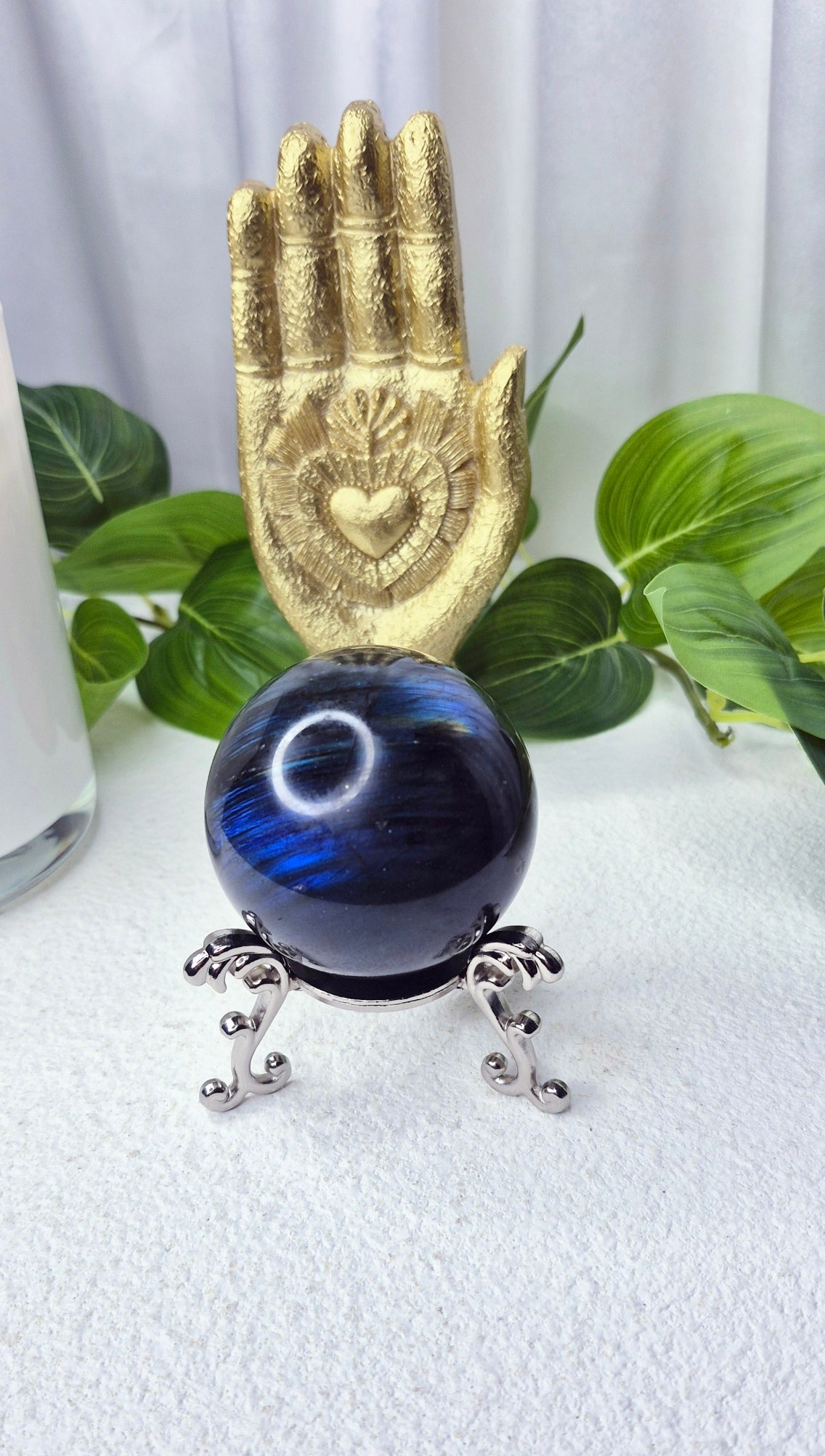 labradorite sphere on Stand #B