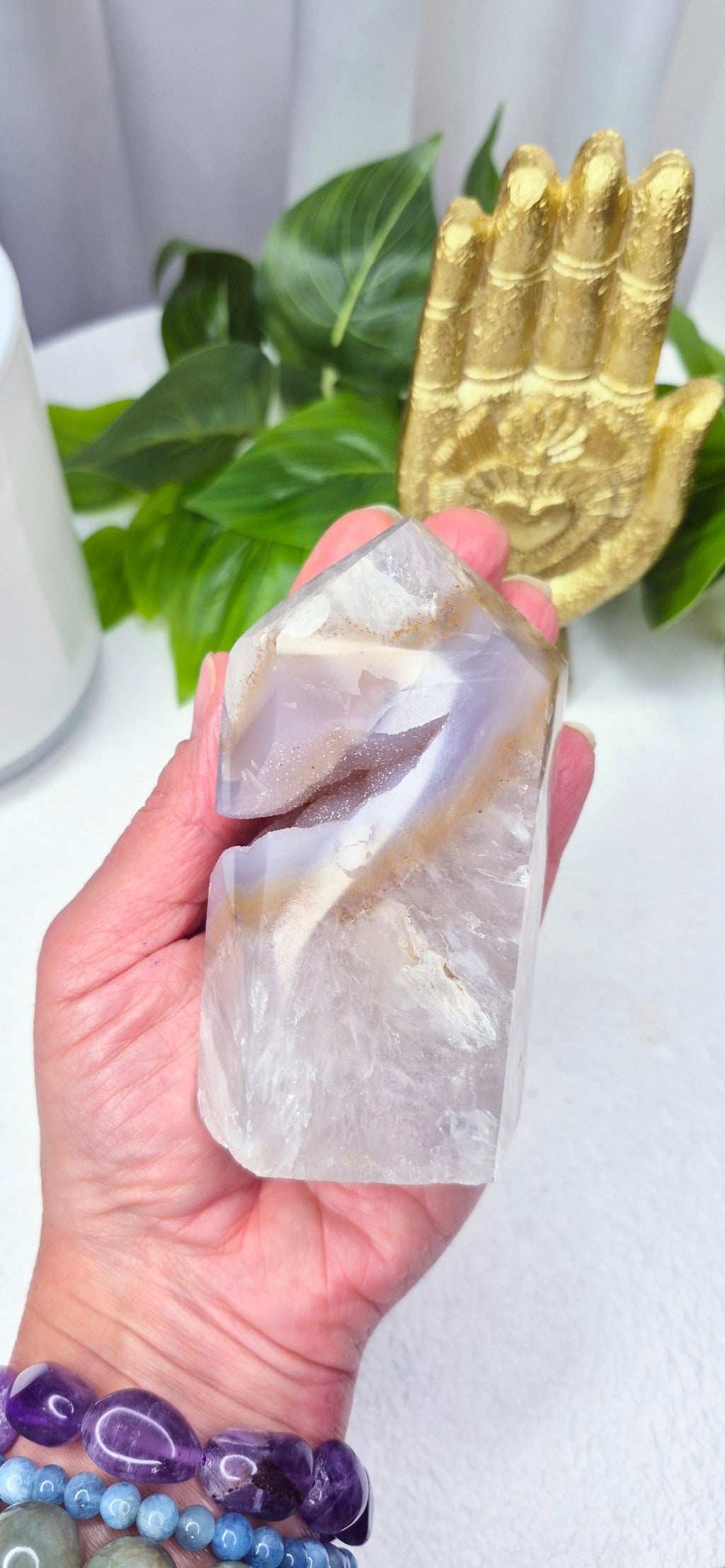 Druzy Agate Geode Polished Points