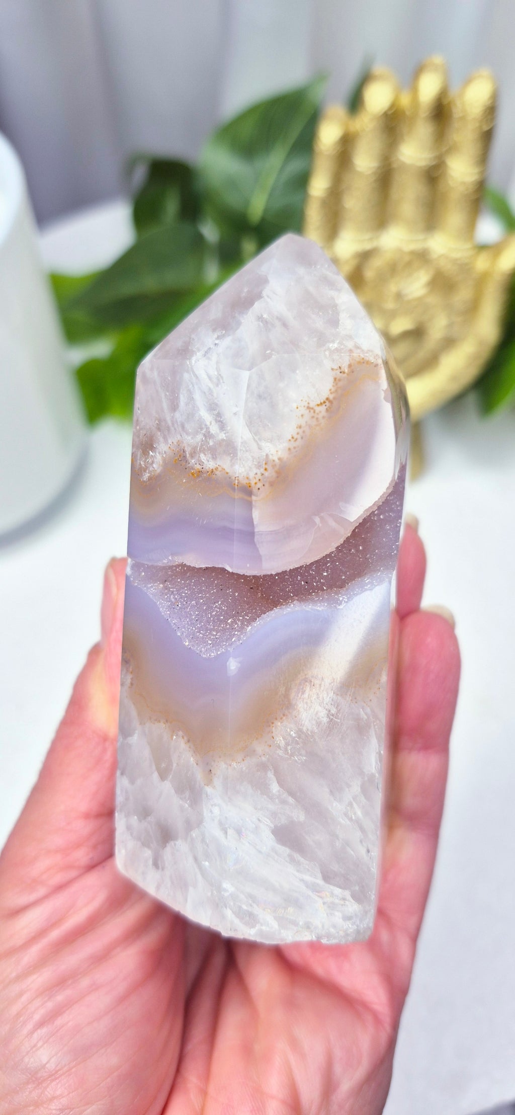 Druzy Agate Geode Polished Points