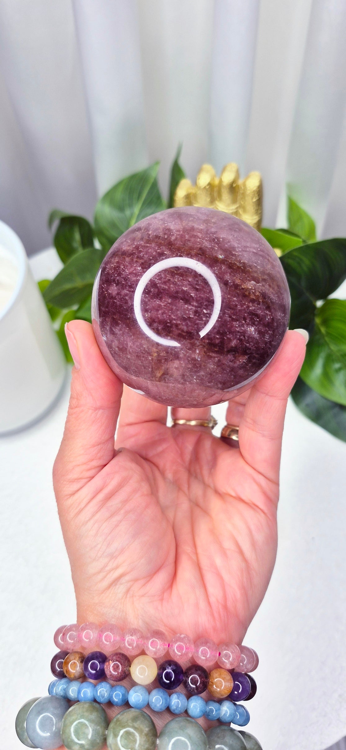 Strawberry Quartz Sphere