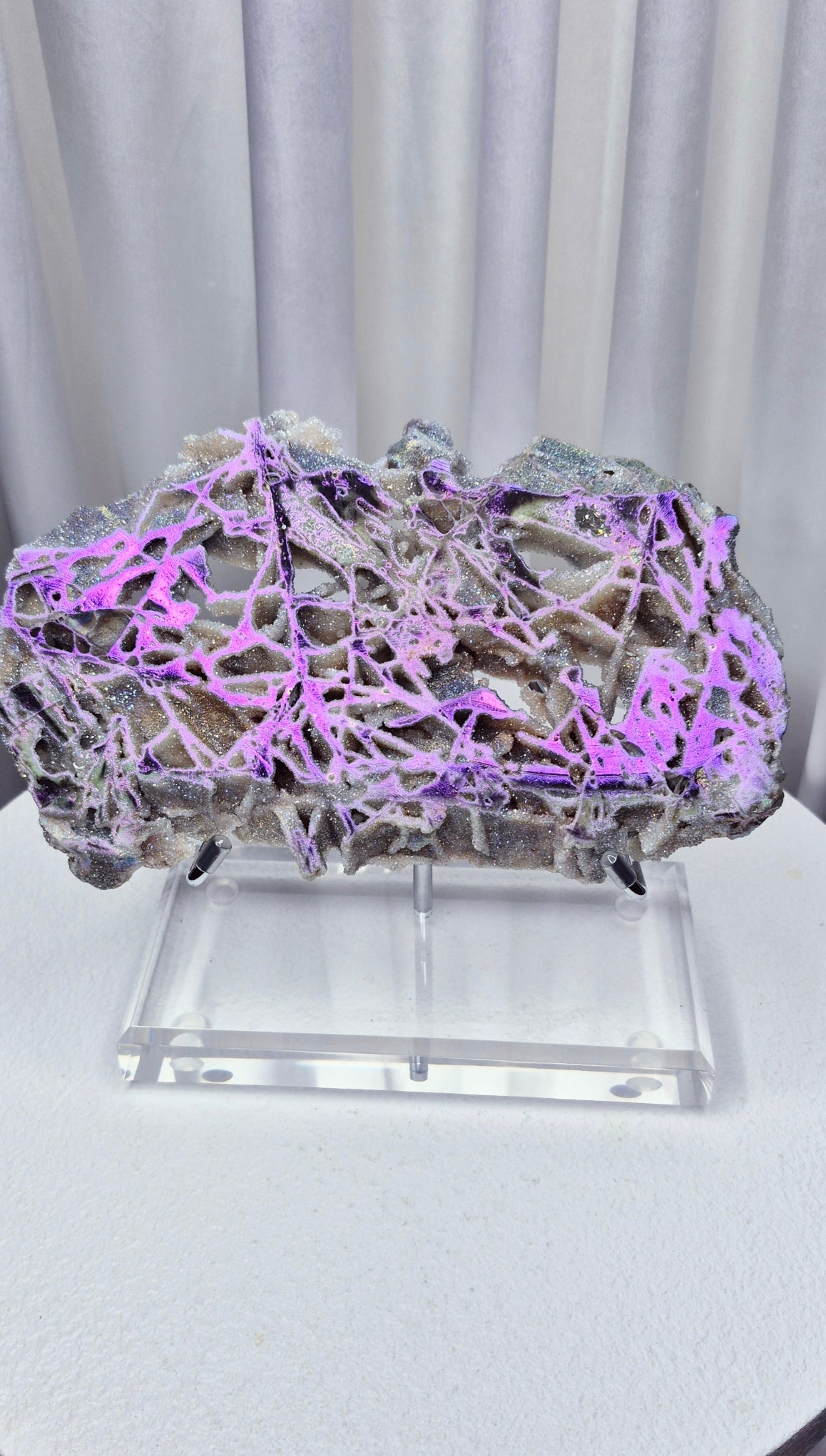 Statement Aura Sphalerite Slab on Stand