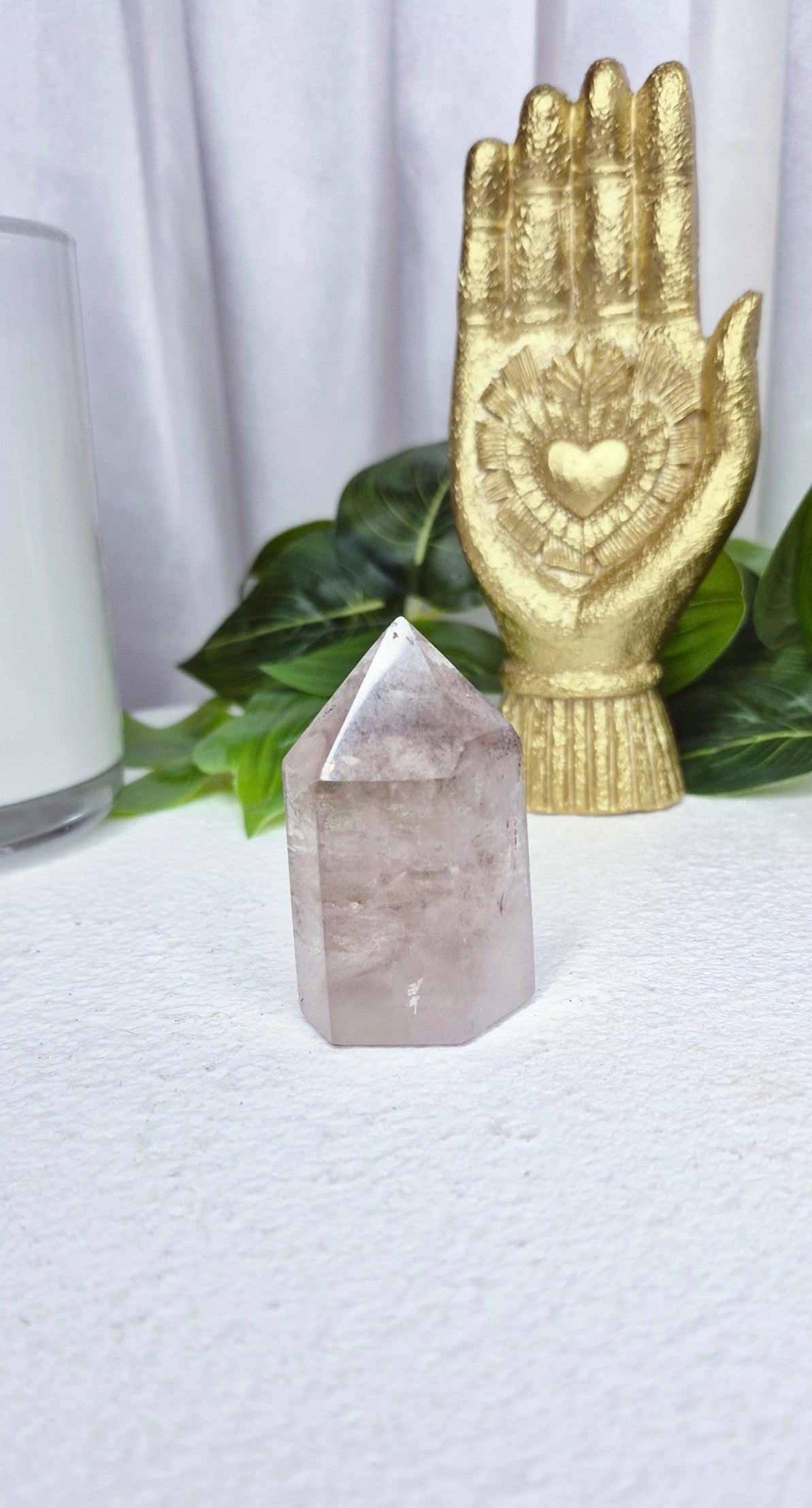 Included Smoky/Clear Quartz Point