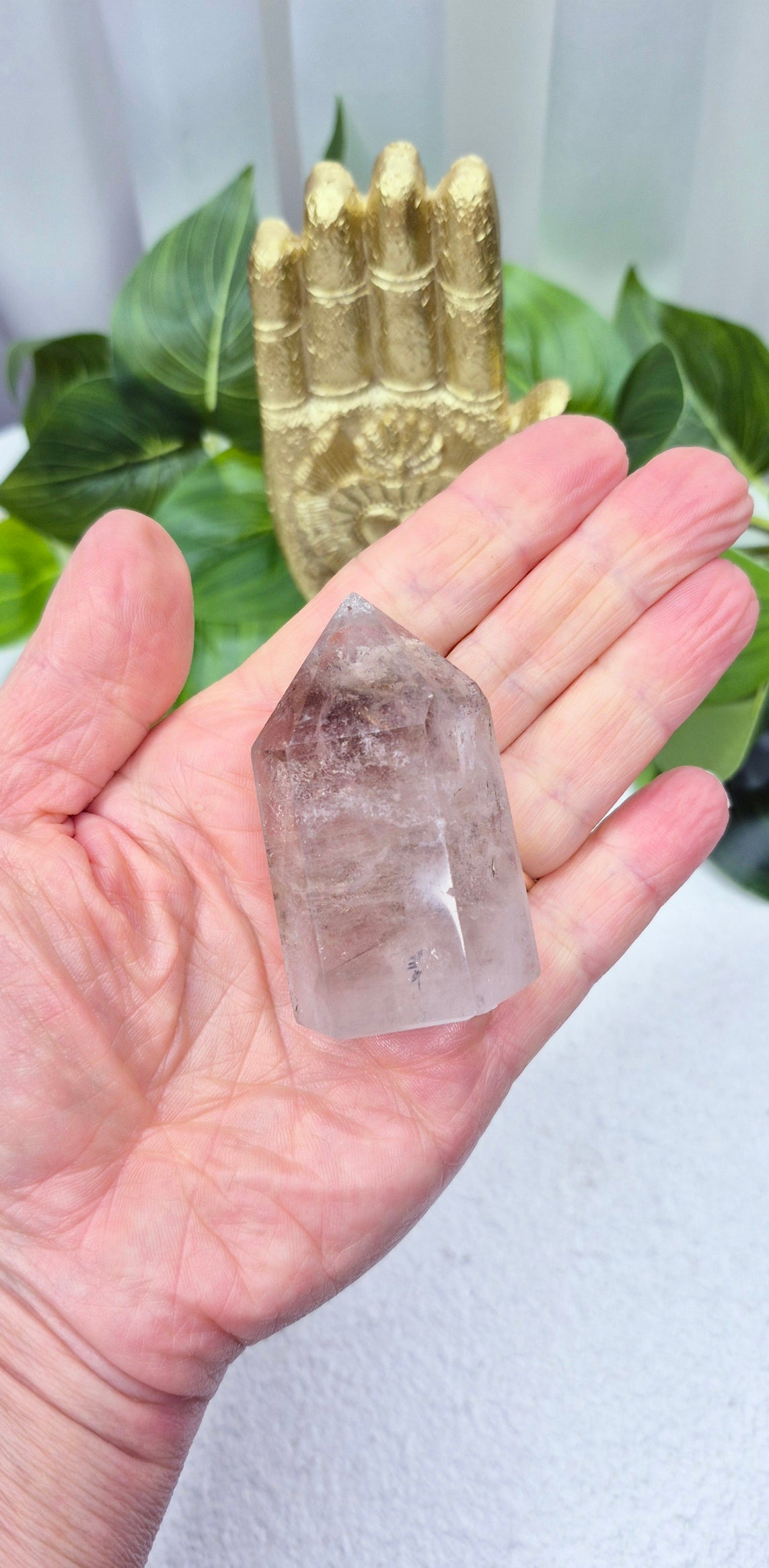Included Smoky/Clear Quartz Point