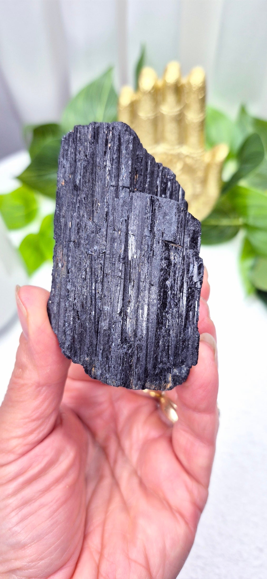 Extra Grade Raw Black Tourmaline Specimen