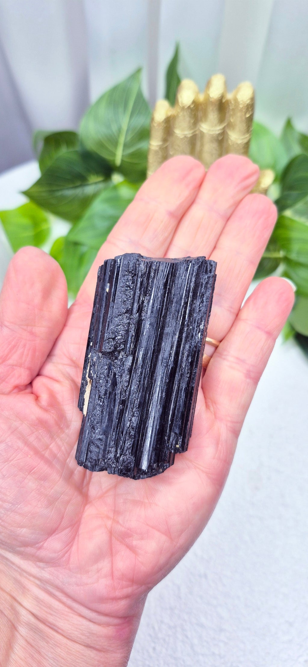 Extra Grade Raw Black Tourmaline Specimen