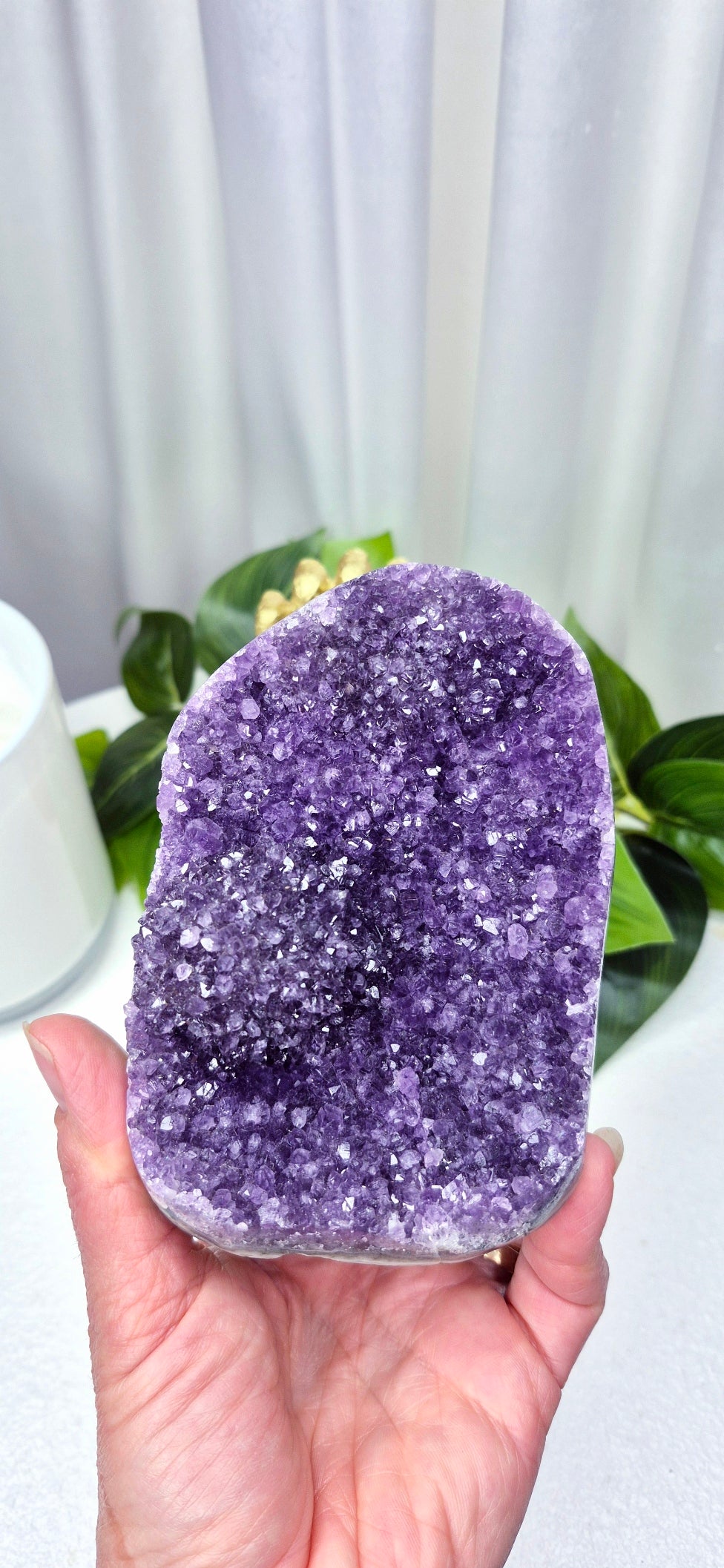 New Release A Grade Amethyst Geode Cut Base