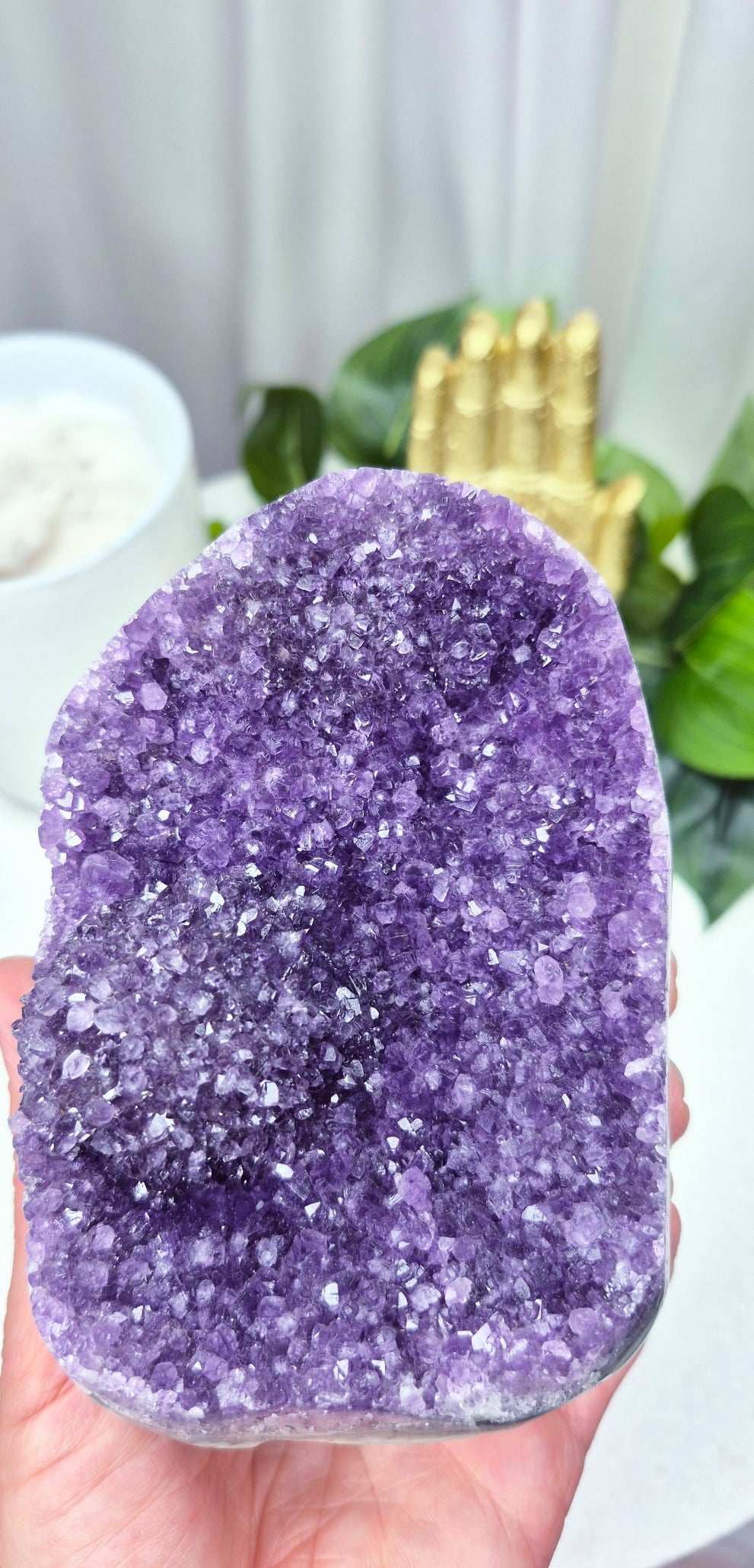 New Release A Grade Amethyst Geode Cut Base