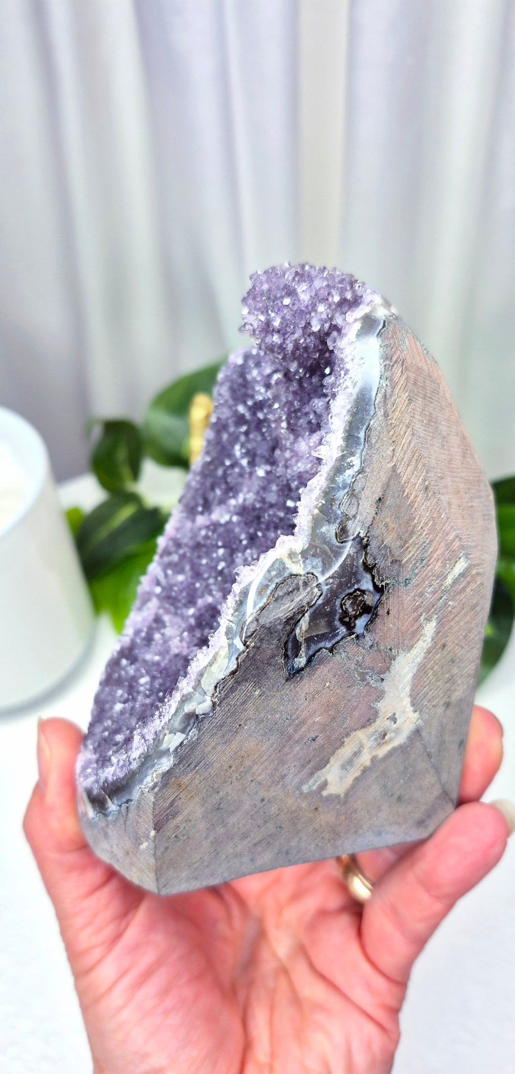 New Release A Grade Sugar Druzy Amethyst Geode