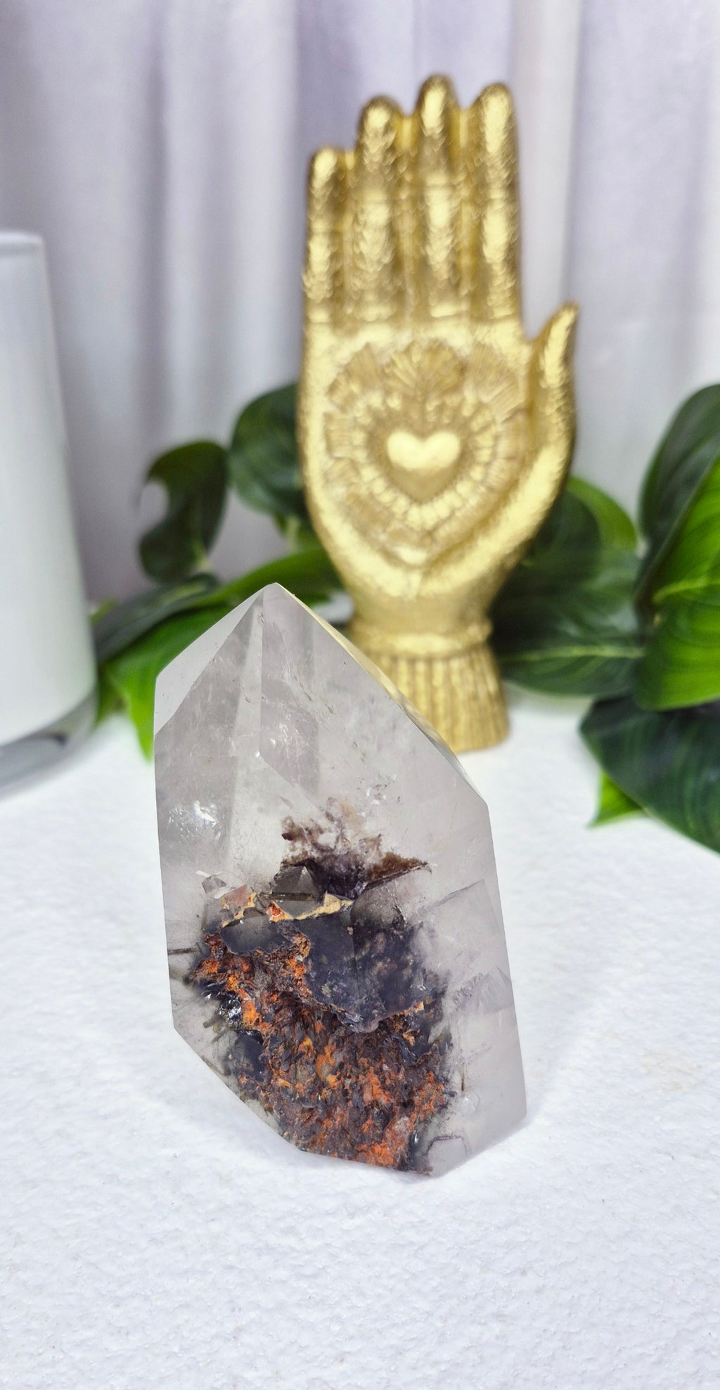Madagascan Included Quartz Polished Freeform #A