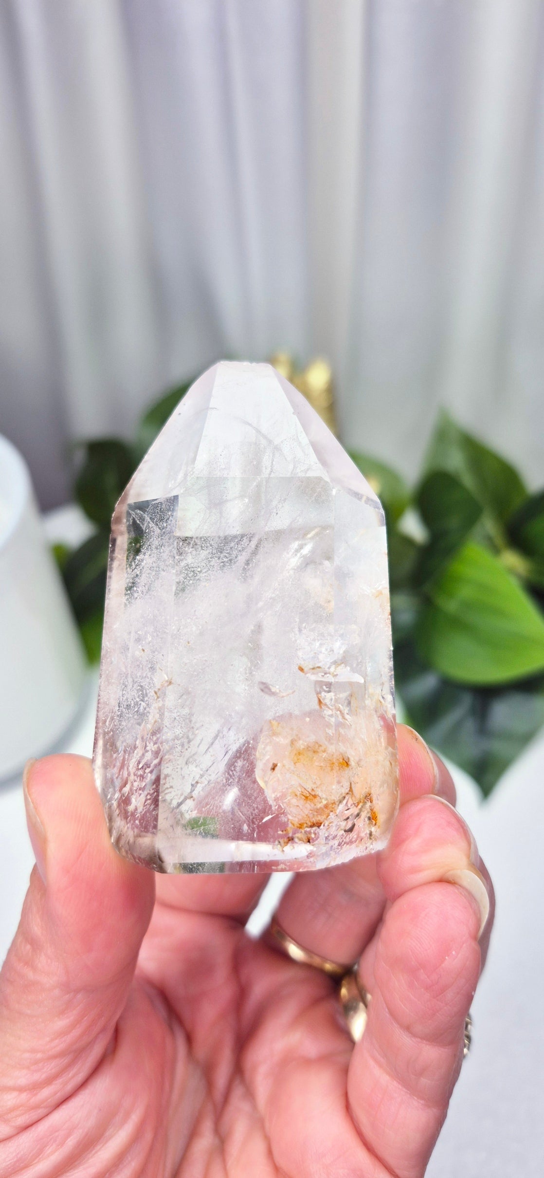 Madagascan Included Quartz/ Golden Healer Point