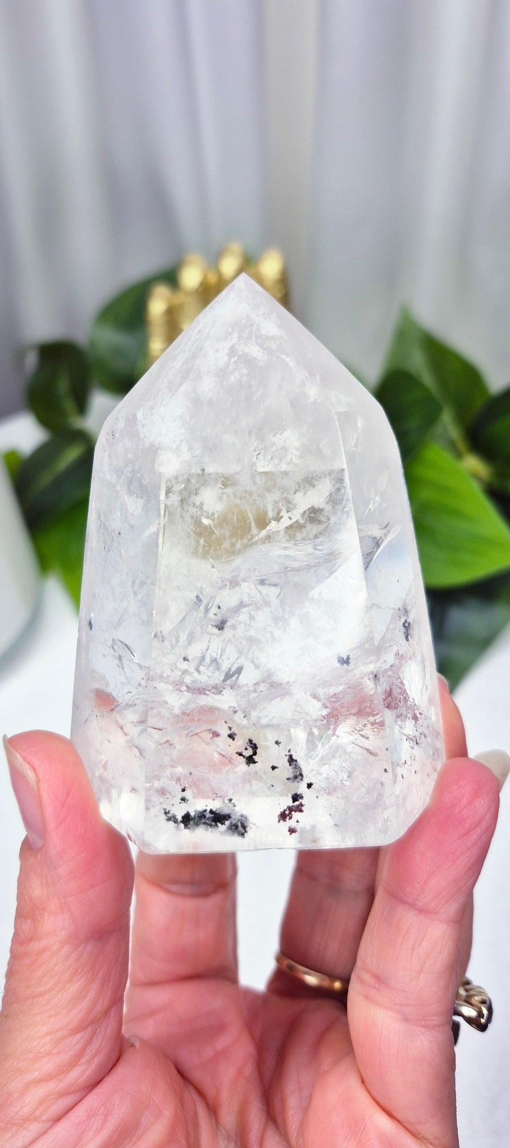 Madagascan Included Quartz Point #D