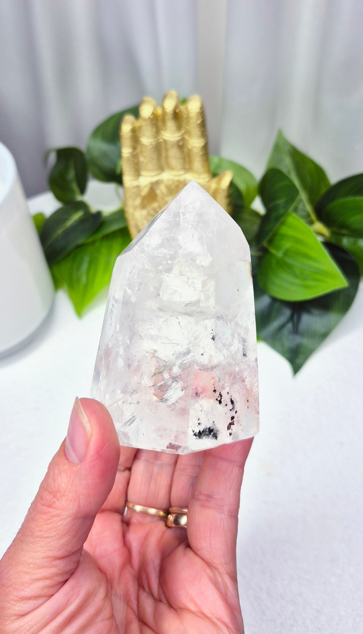 Madagascan Included Quartz Point #D