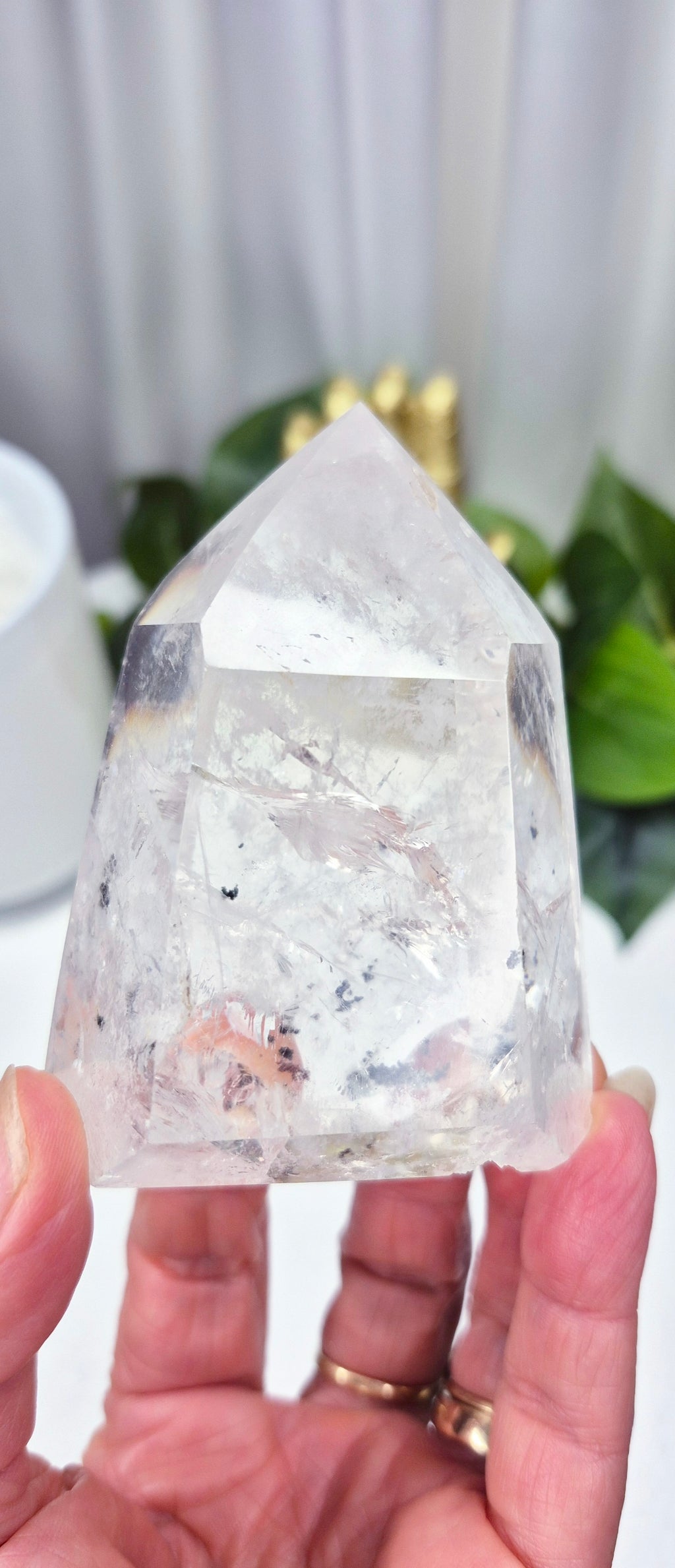 Madagascan Included Quartz Point #D