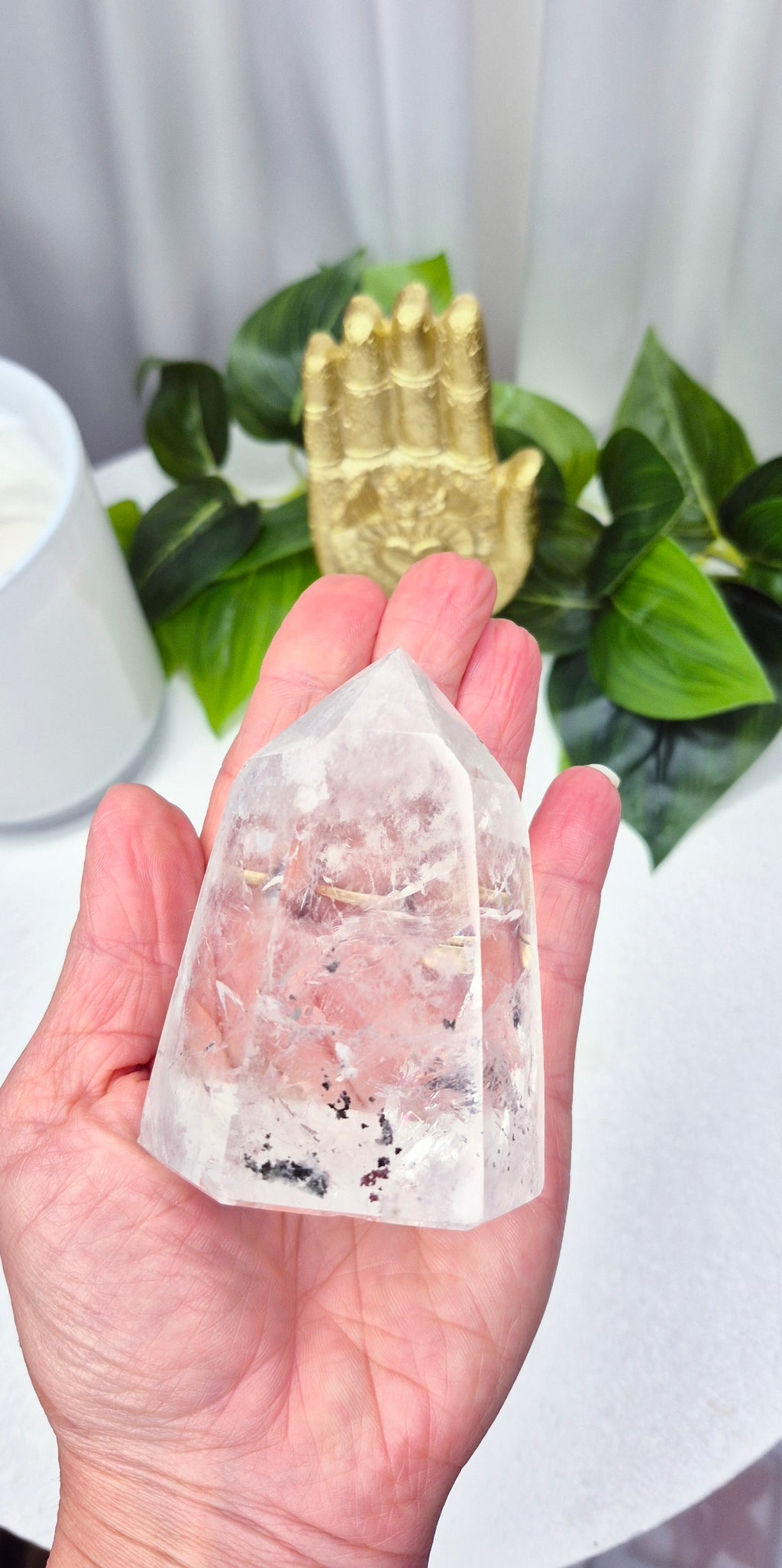 Madagascan Included Quartz Point #D