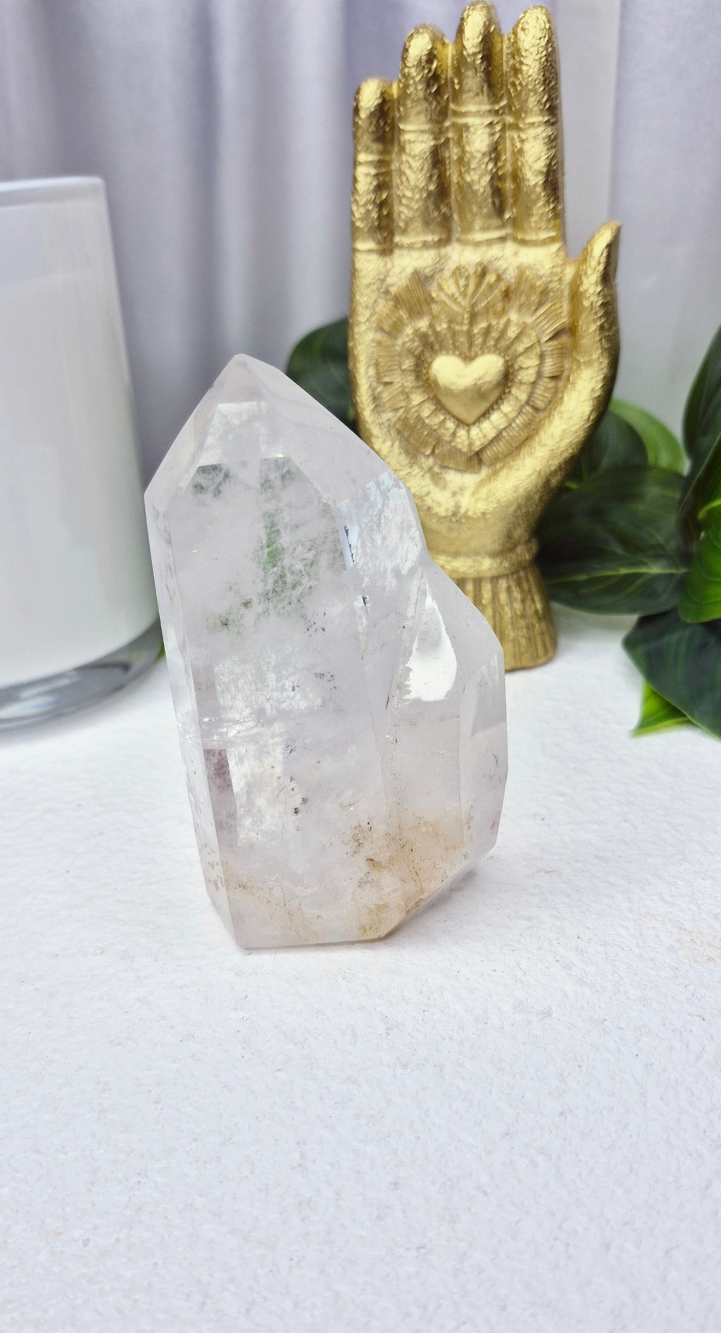 Madagascan Included Quartz Twin Flame #E
