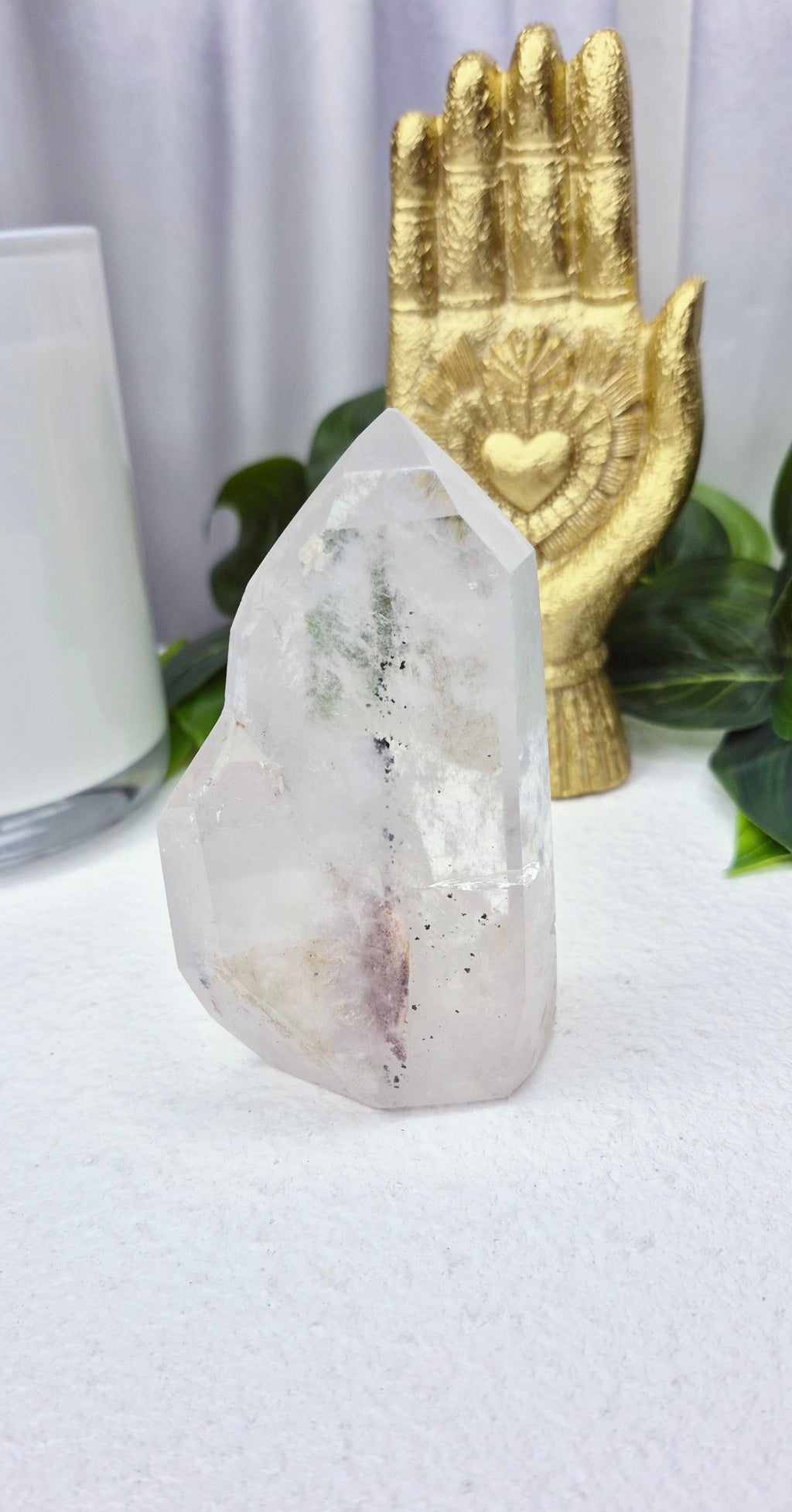 Madagascan Included Quartz Twin Flame #E